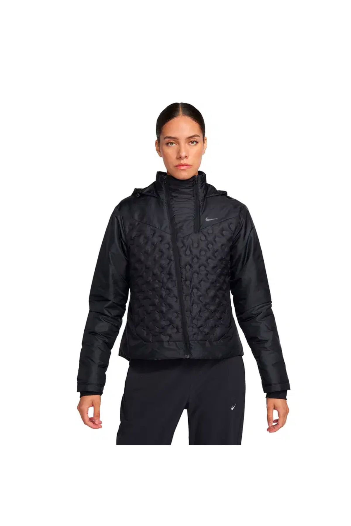 Nike Therma-fit Adv Kadın Siyah Koşu Mont