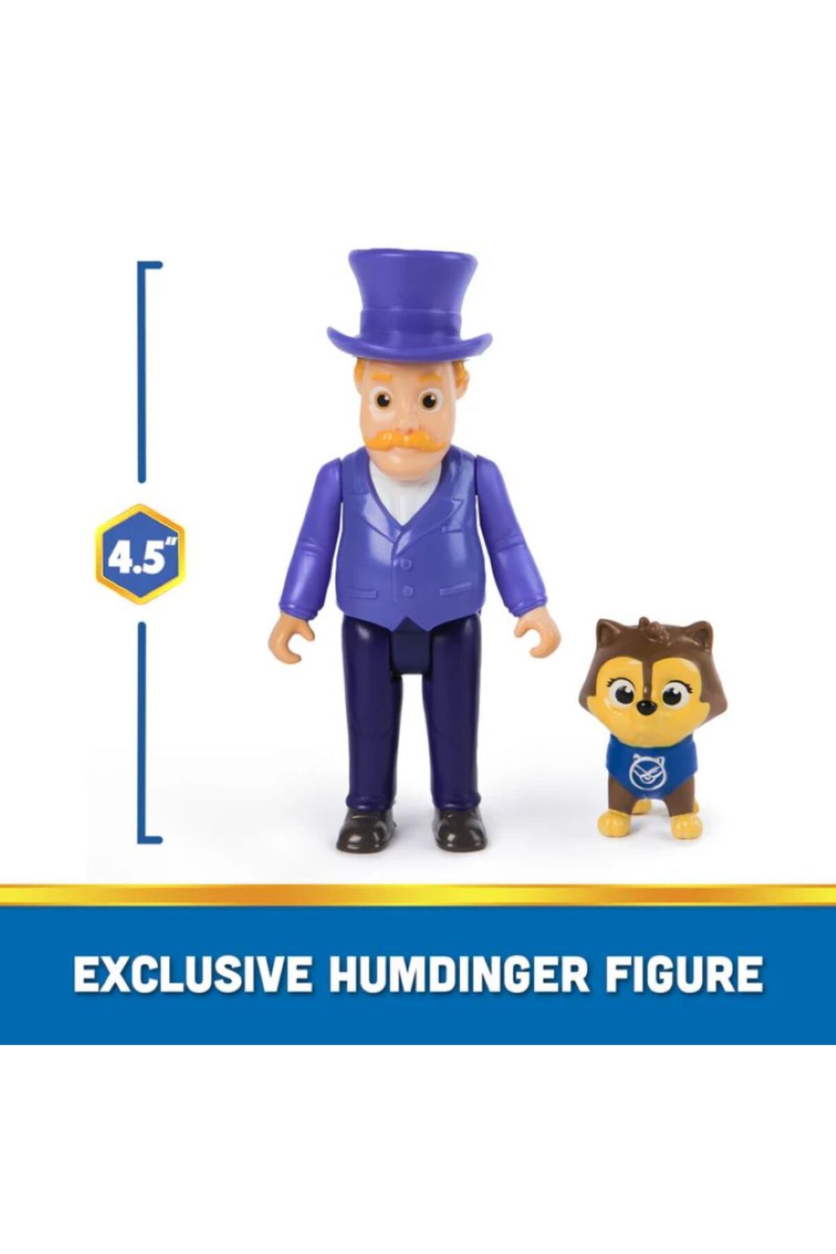PAW PATROL-Chase Mayor Humdinger and Cat Chase Figure Set 4