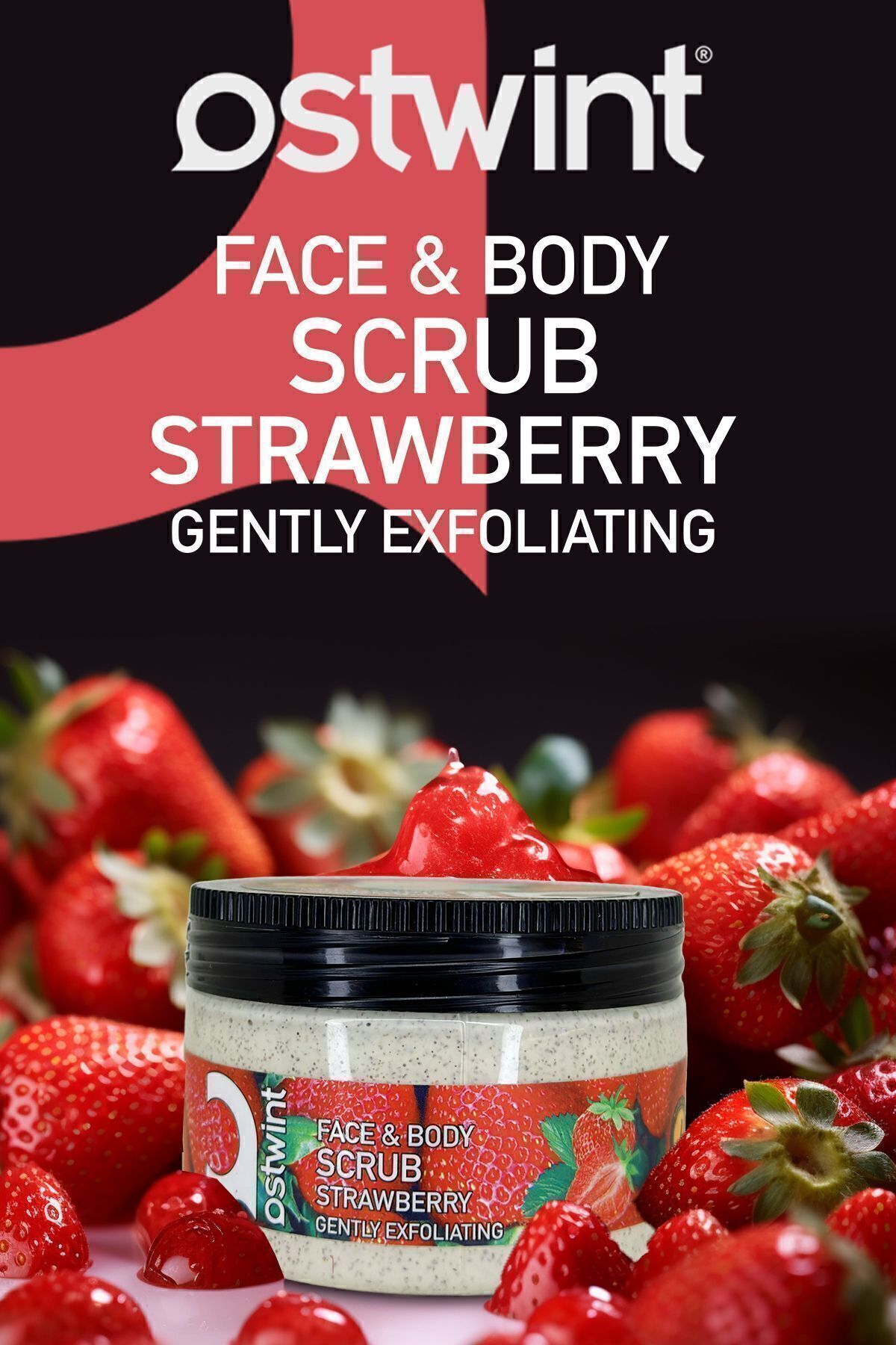 Peeling Gel 300 Ml Strawberry Scrub 2 Adet — 6441241636 — تصویر 2 از 7