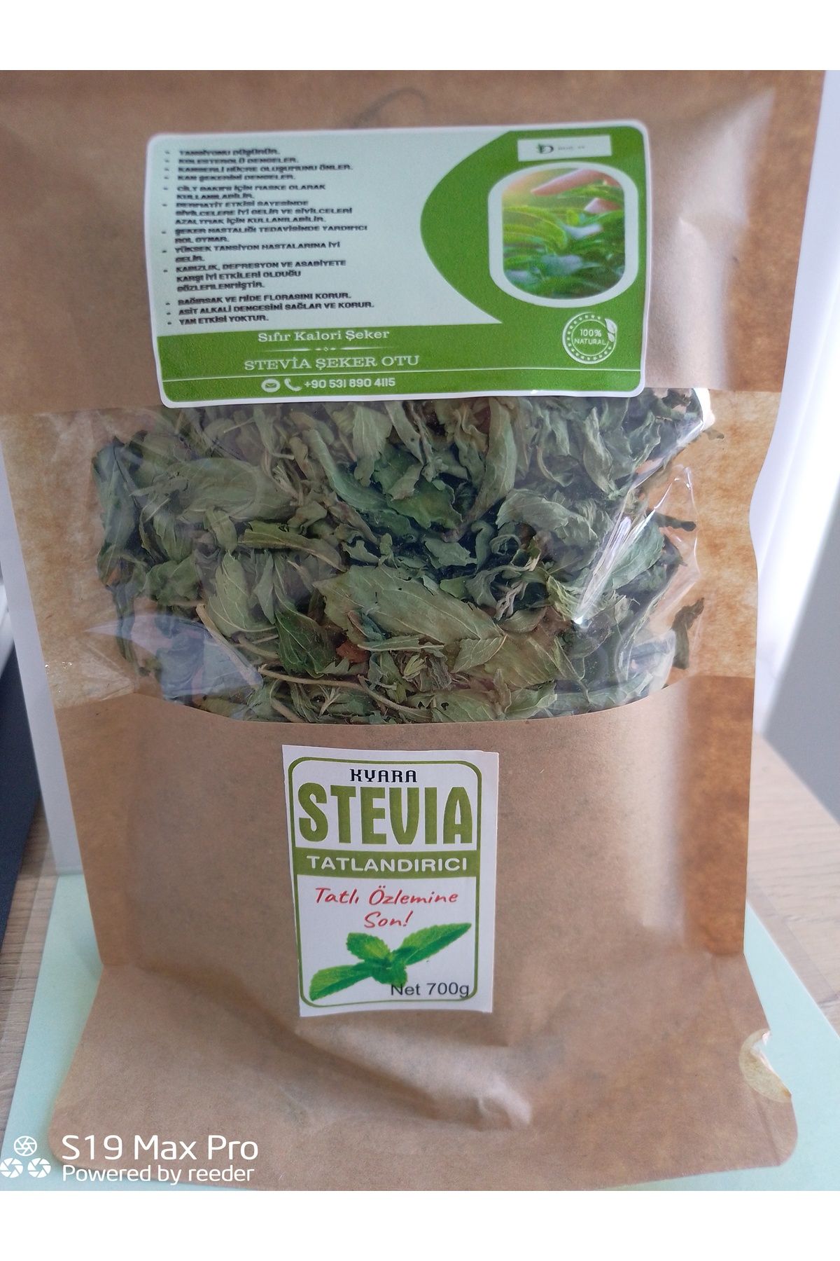 Stevia Sifir Kalori̇ Stevi̇a Şeker Otu 100 Gr