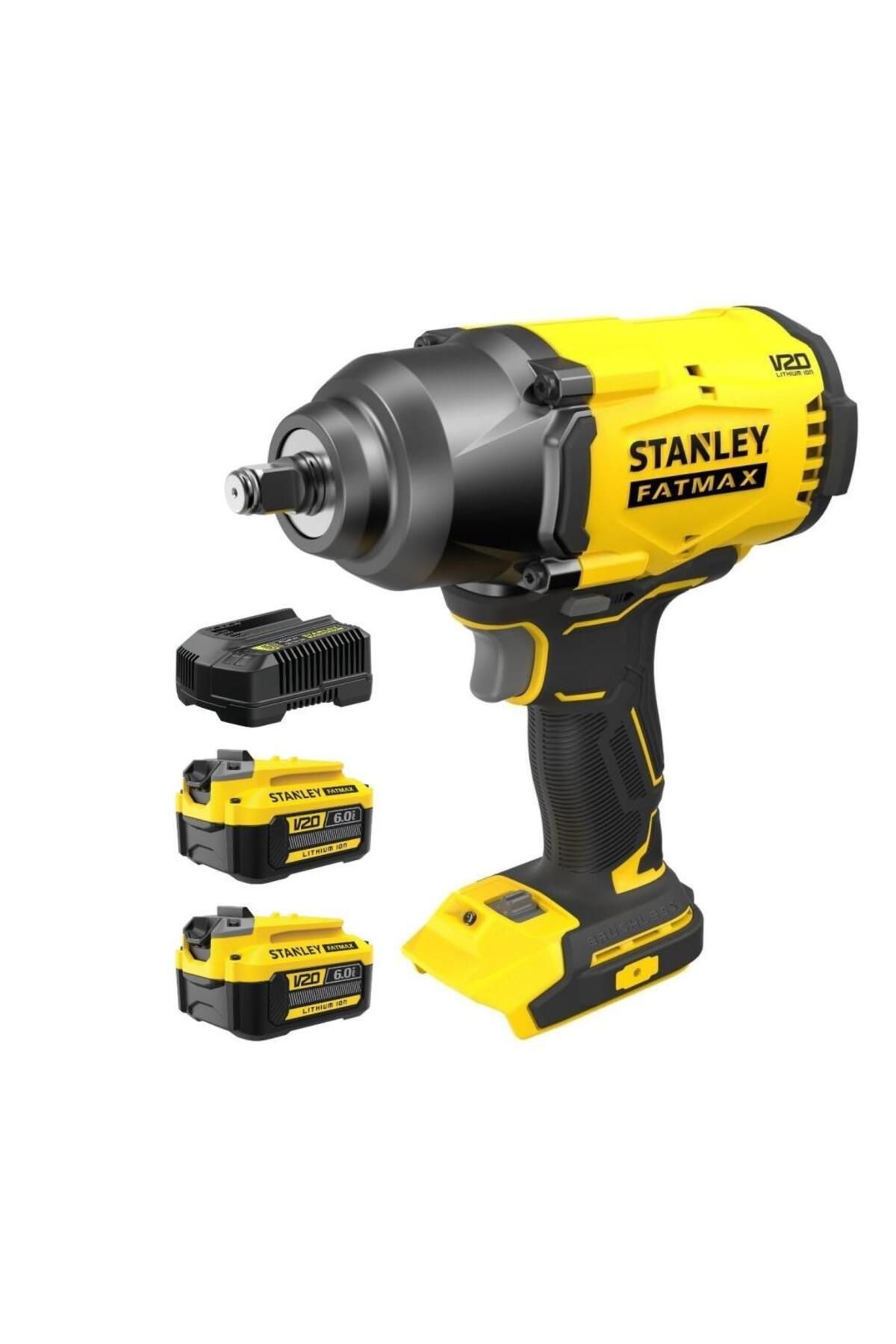 Stanley Fatmax Kömürsüz Akülü Somun Sıkma 1/2 950 Nm (2X6A) SFMCF940B-XJ