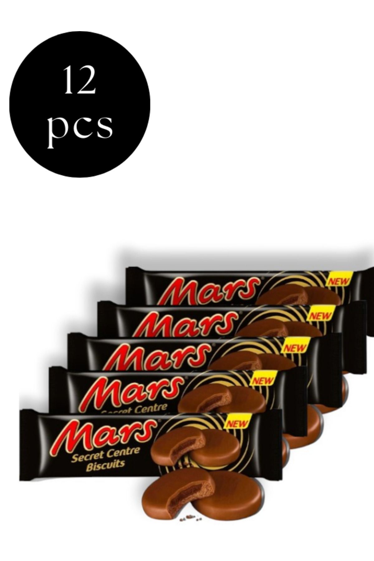 Mars Secret Centre Biscuits 132 Gr x 12 Adet