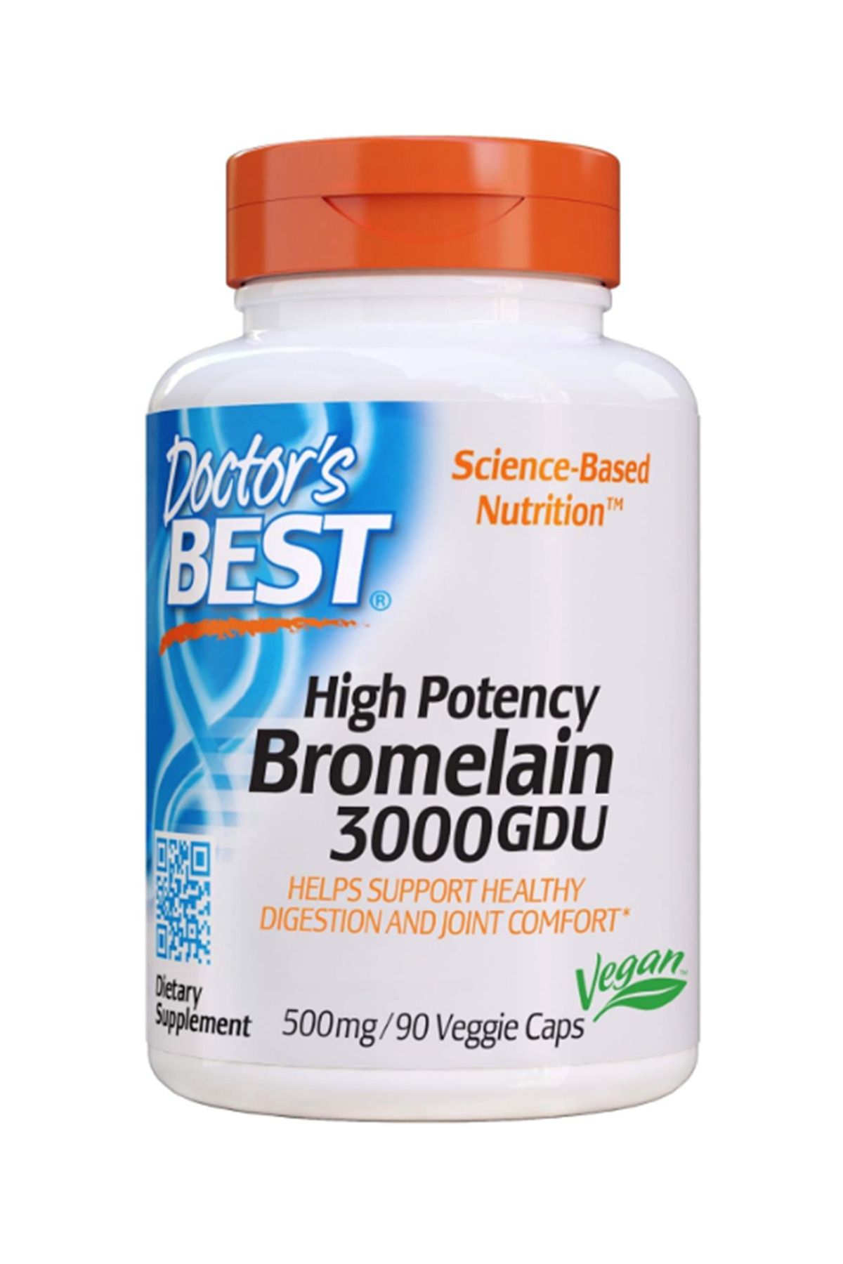 Doctor's Best 3000 Gdu Bromelain Proteolytic Digestive Enzymes, Supports Healthy, Joint Health, Nut