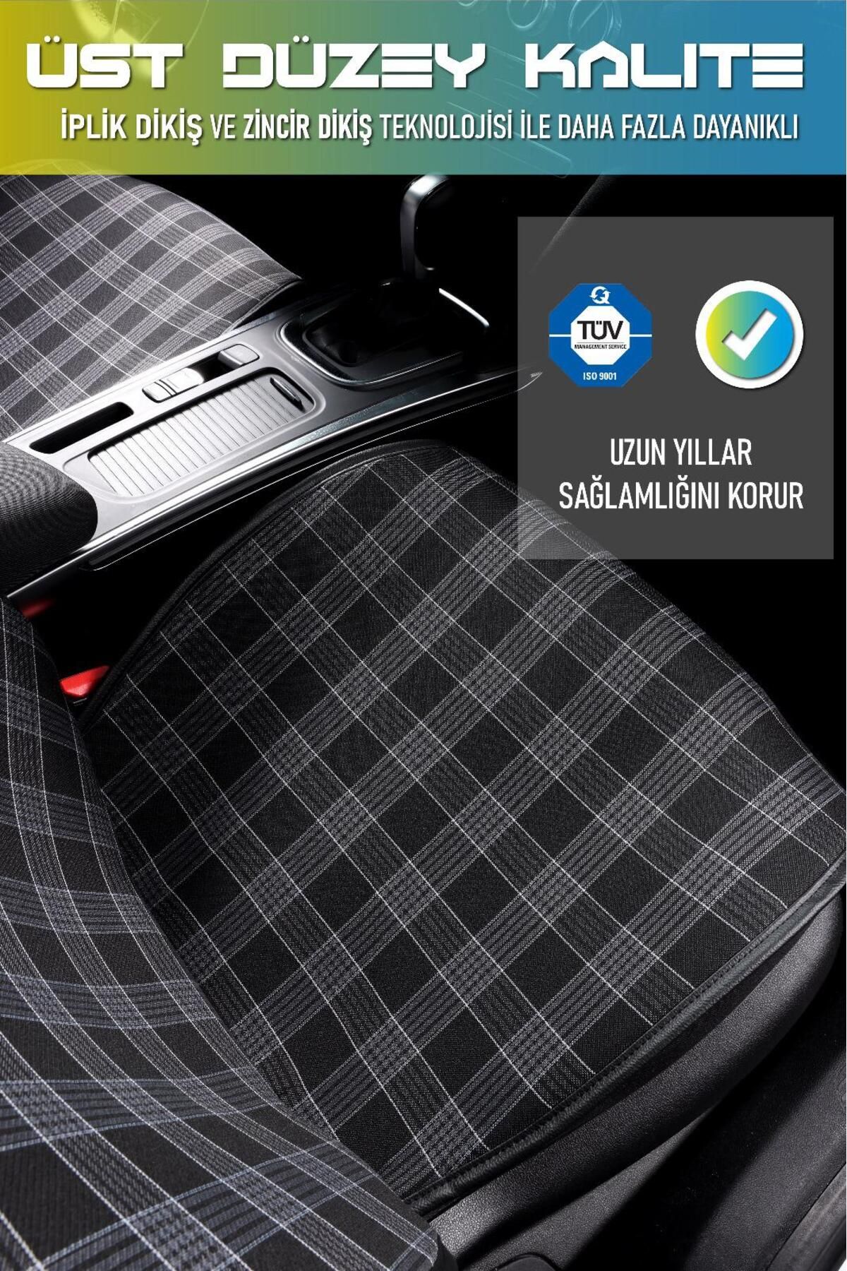 Startcar-Fiat Siena Plaid Model Sc - Front 2 Seat Cushion Set 5