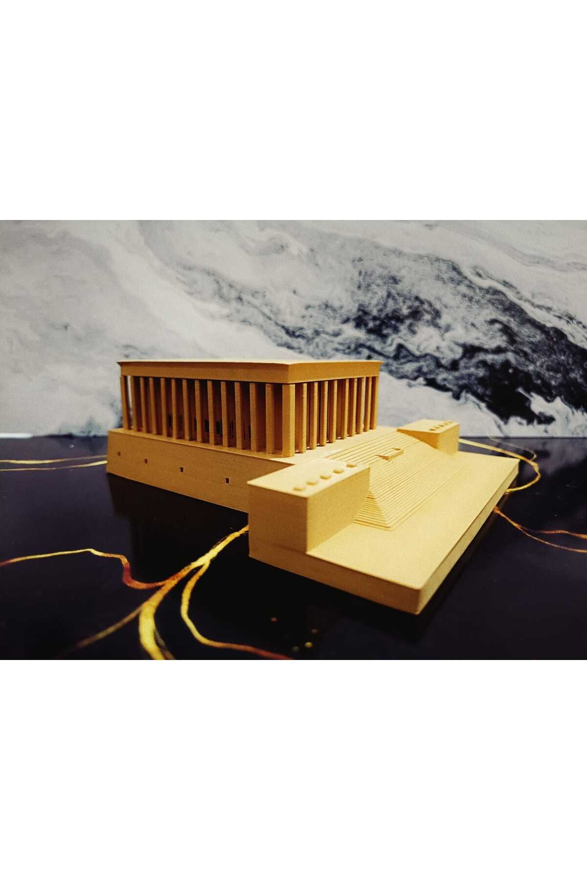 Anıtkabir Maketi 3D 15.5 x 13.5 x 5 cm Dekor Biblo Heykel - 6