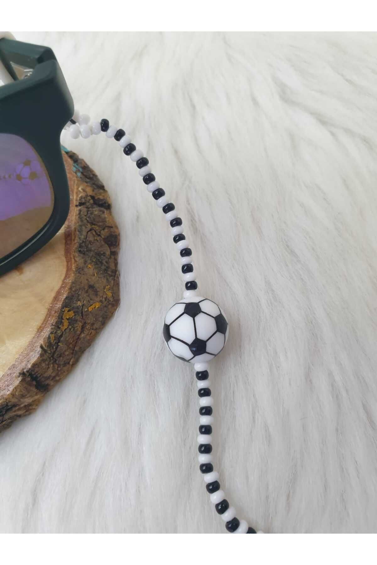HAPPY HANDMADE-Children's Glasses Chain with Fans Football Themed Glasses Chain Glasses Accessory 3