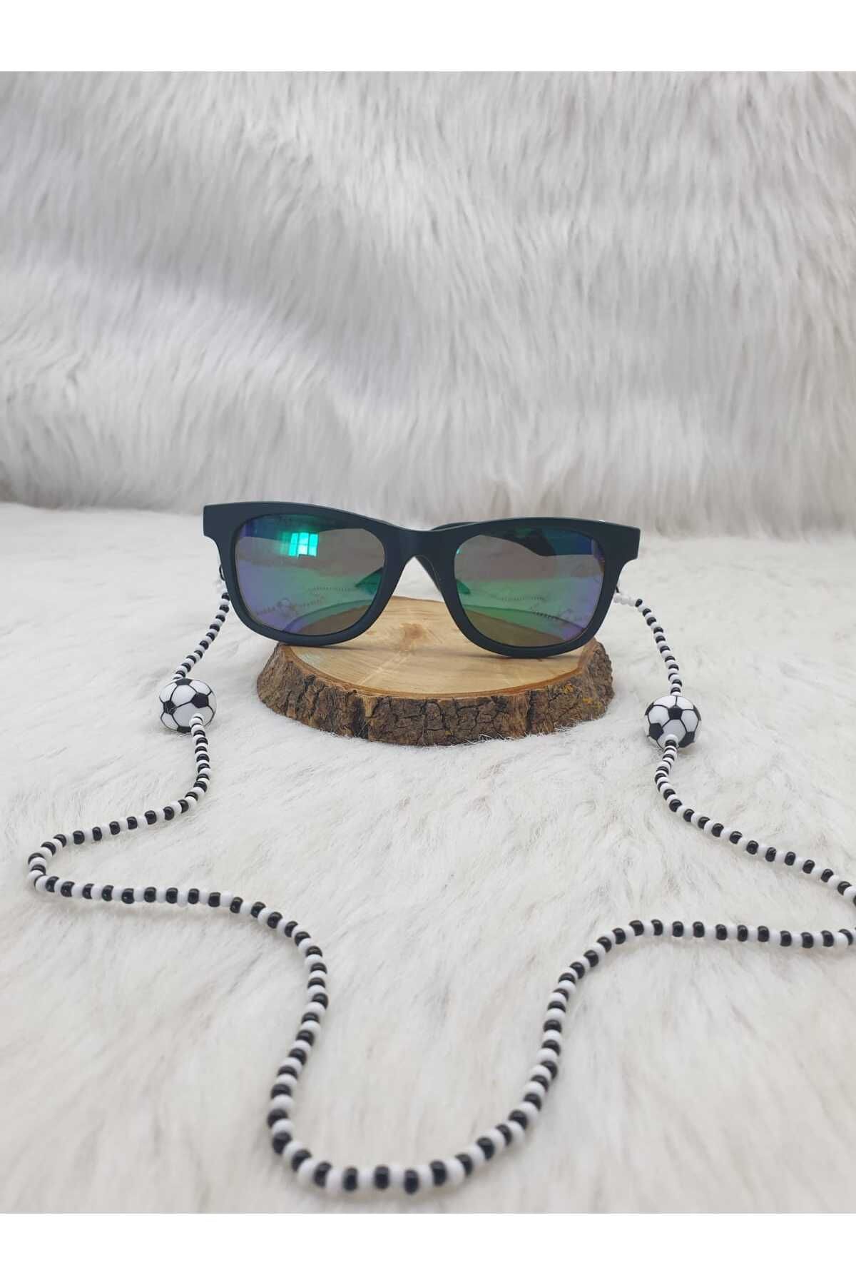 HAPPY HANDMADE-Children's Glasses Chain with Fans Football Themed Glasses Chain Glasses Accessory 2