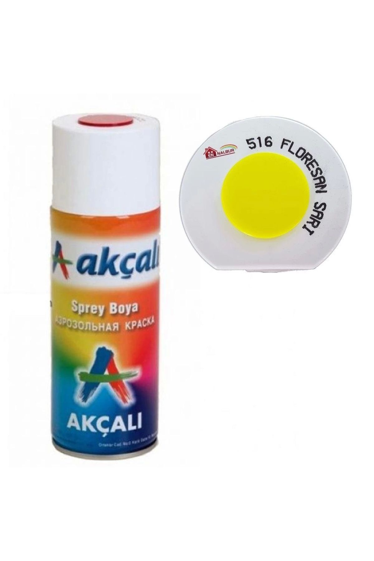 Akçalı Akçalı Sprey Boya 400 ml 516 Florasan Sarı