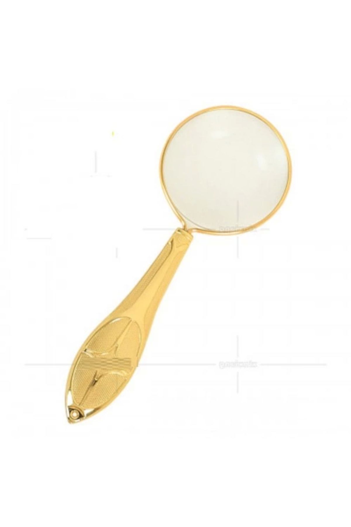 Easy Tedarik -altın Renkli 5x-45mm Zarif Işlemeli Özel Tasarlanmış Hediye Büyüteç-mg18155-7