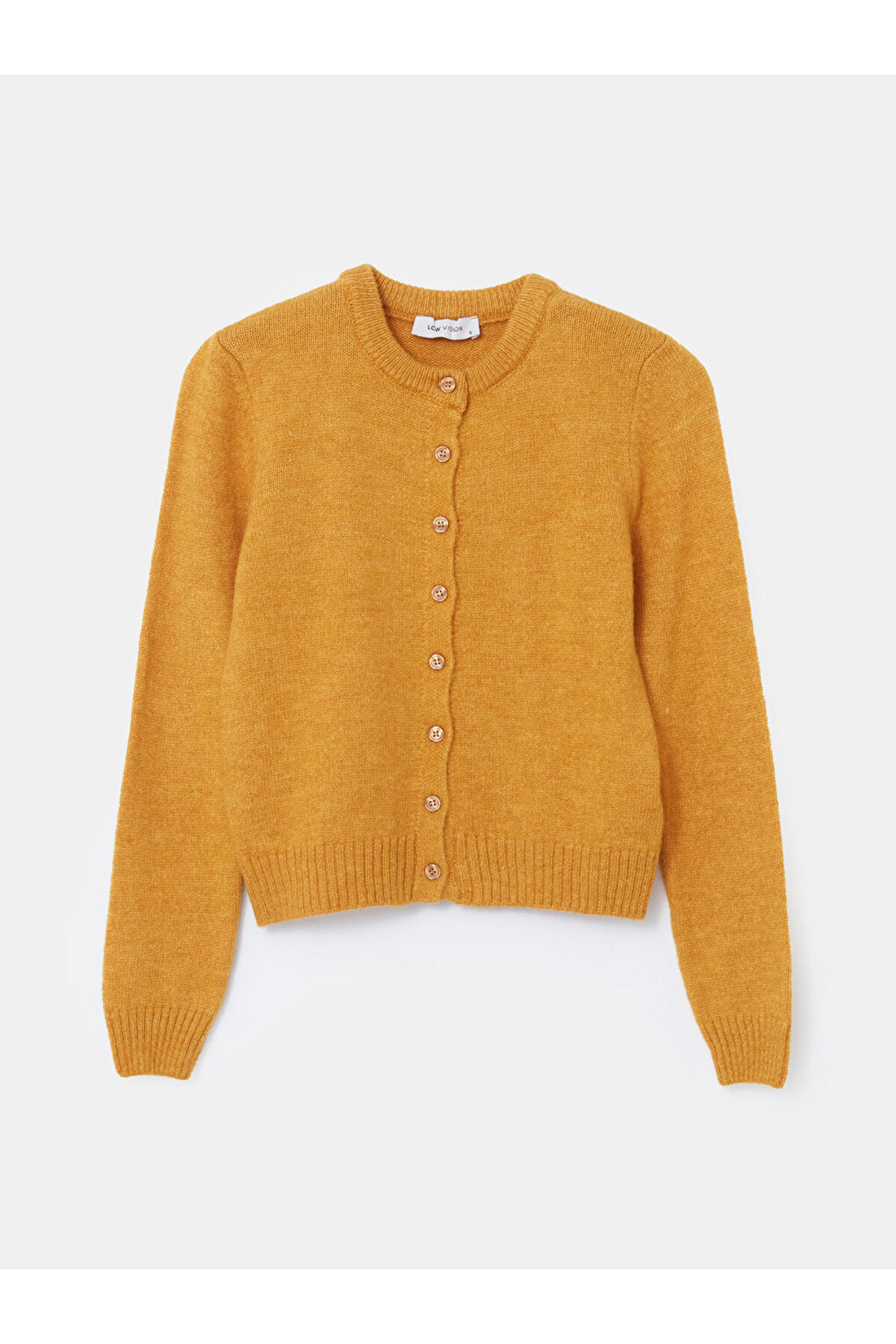 Strick Cardigan Damen Gelbe Strickjacke Kurz Gelbe Woll