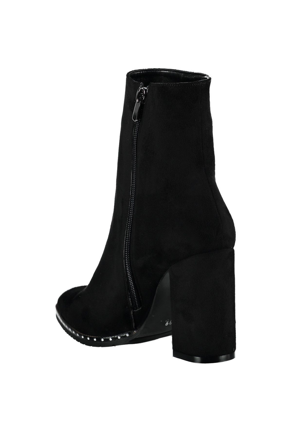 Fox Shoes-Черни дамски боти C654088202 4