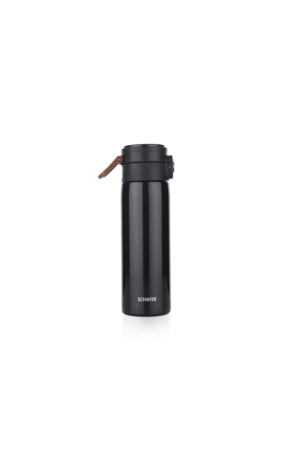 فلاسک مشکی Termos Man Iron 420 میل سیاه Schafer