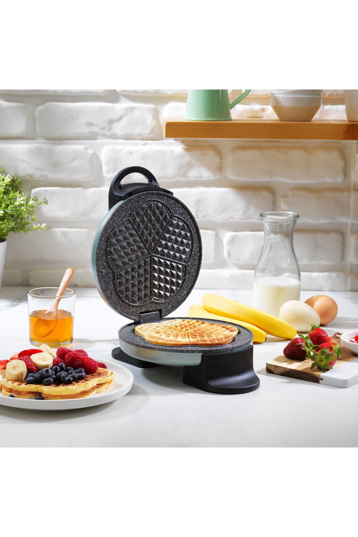 Schafer Waffle Express Waffle Makinesi - Yeşil