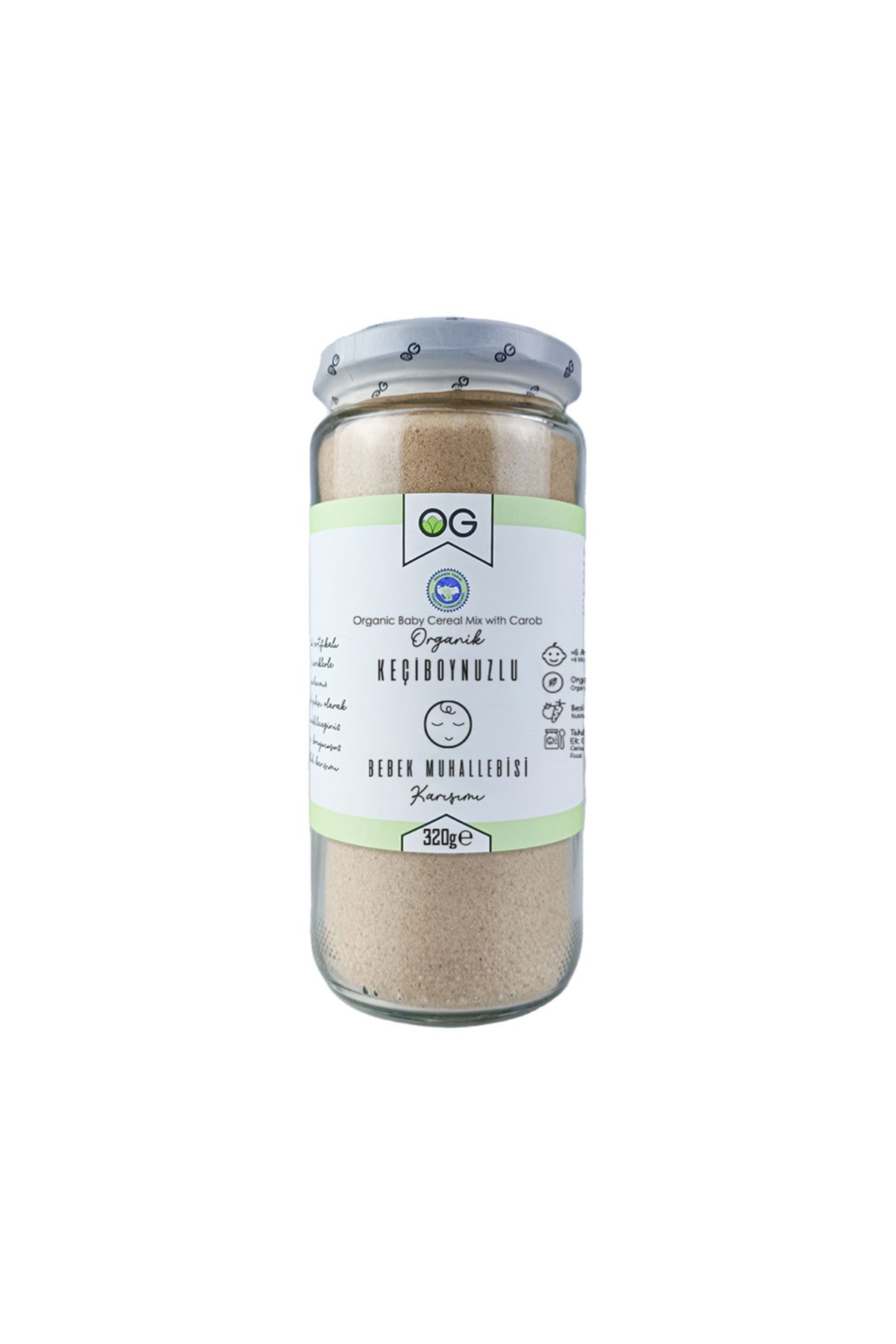 Organik Keçiboynuzlu Bebek Muhallebisi Karışımı 320 Gr