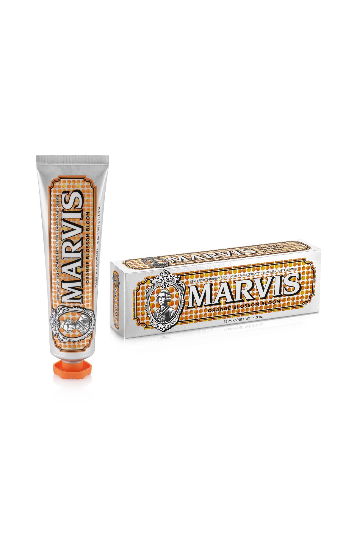 خمیردندان خمیر دندان شکوفه نارنجی 75 میل X 3 ماوریس Marvis