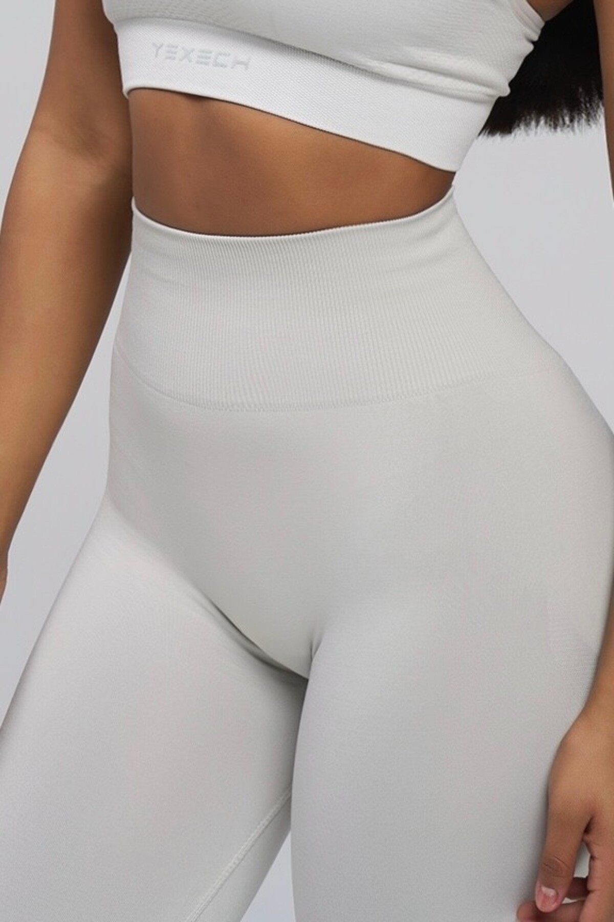 yexech  Büzgülü Seamless Ekstra Kalça Destekli Push-Up Aurora Spor Tayt - Görsel 7