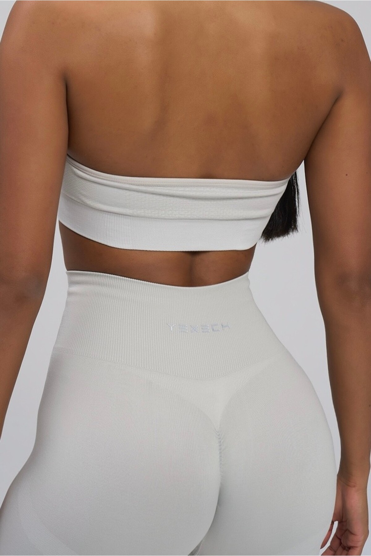 yexech  Büzgülü Seamless Ekstra Kalça Destekli Push-Up Aurora Spor Tayt - Görsel 9