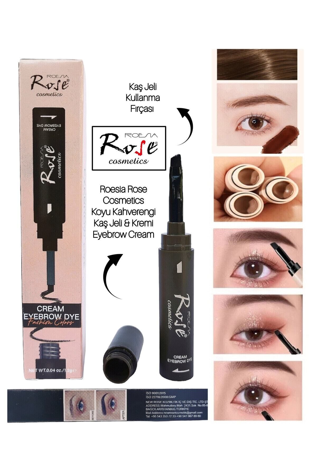 Madam accesorize Rose Kalem Model Krem Kaş Jeli, Kaş Dövmesi - Rose Cream Eyebrow Dye