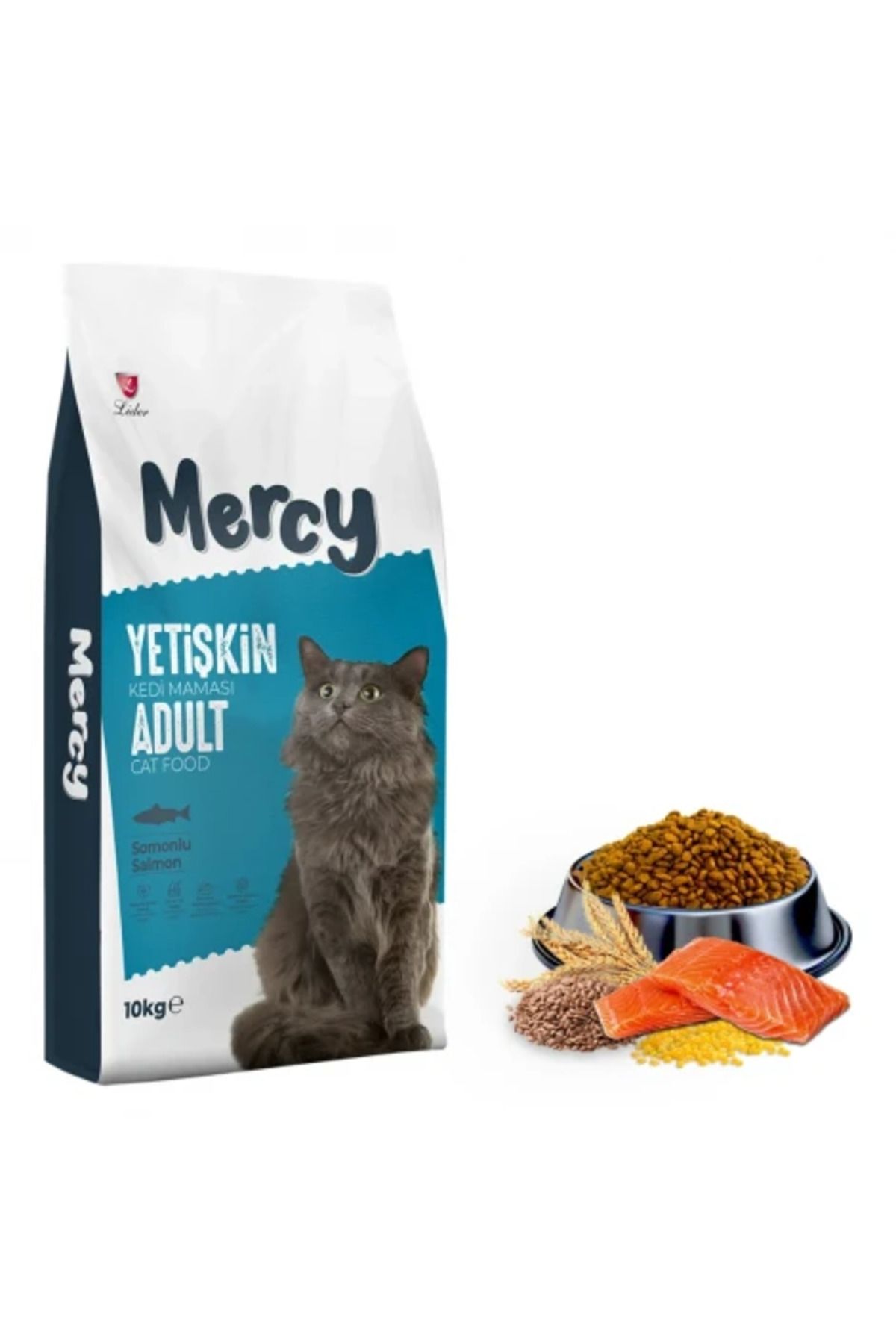 Mercy Somonlu Yetişkin Kedi Maması 10 Kg