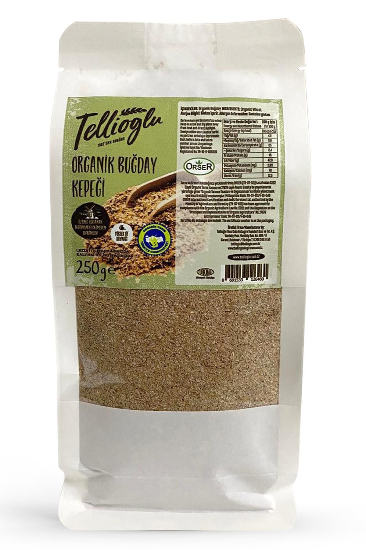 tellioğlu ORGANİK BUĞDAY KEPEĞİ 250 G