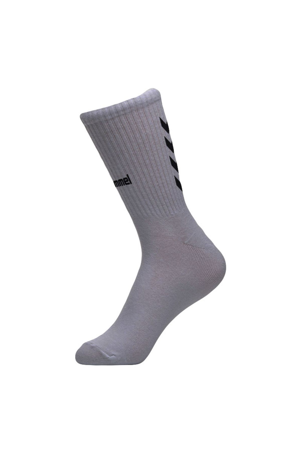 جوراب ورزشی مردانه و زنانه MAXI TRAINING SOCKS 3 COLOR GRAY hummel