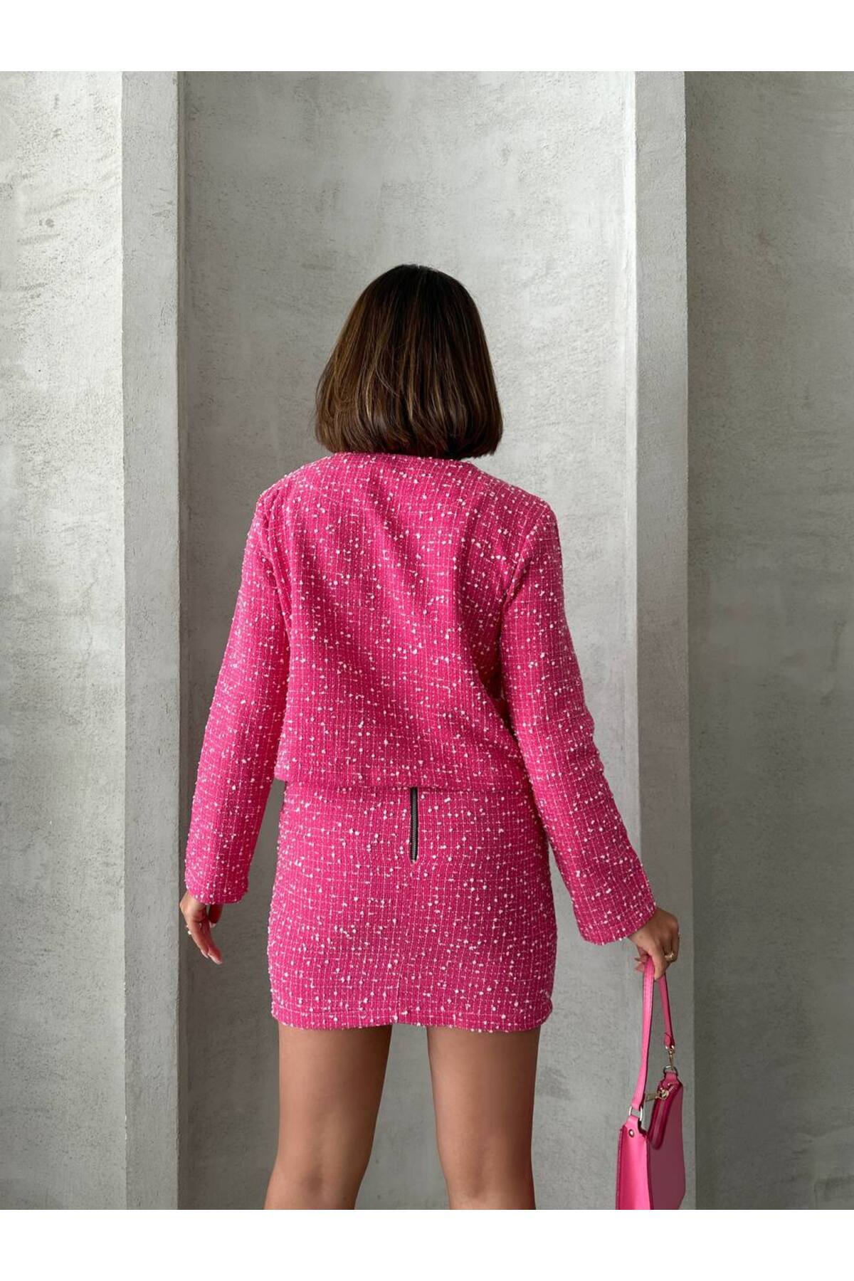 prova-Stamp Skirt and Jacket Set - Misstak24443 6