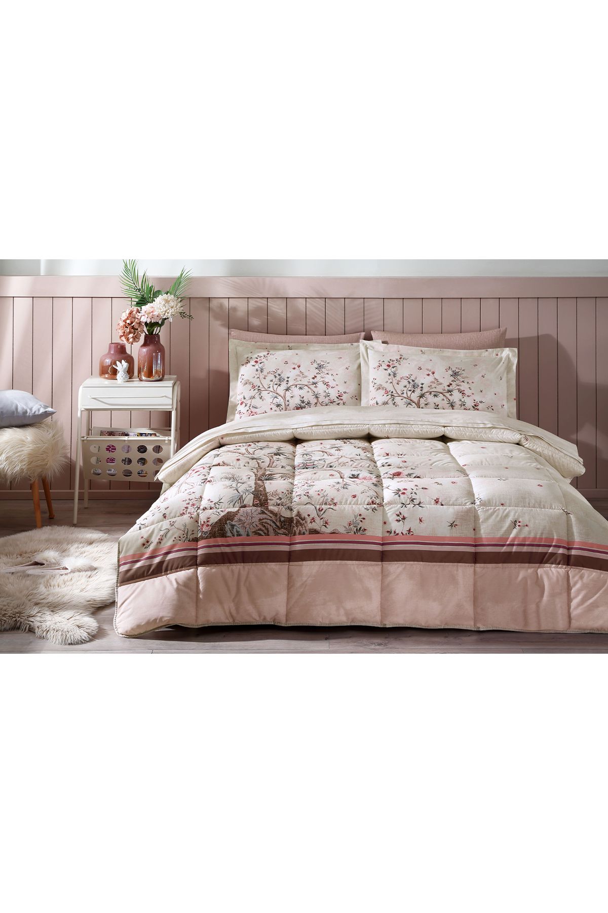 Özdilek-Özdilek Albero in Fiore Single Sleeping Set 2