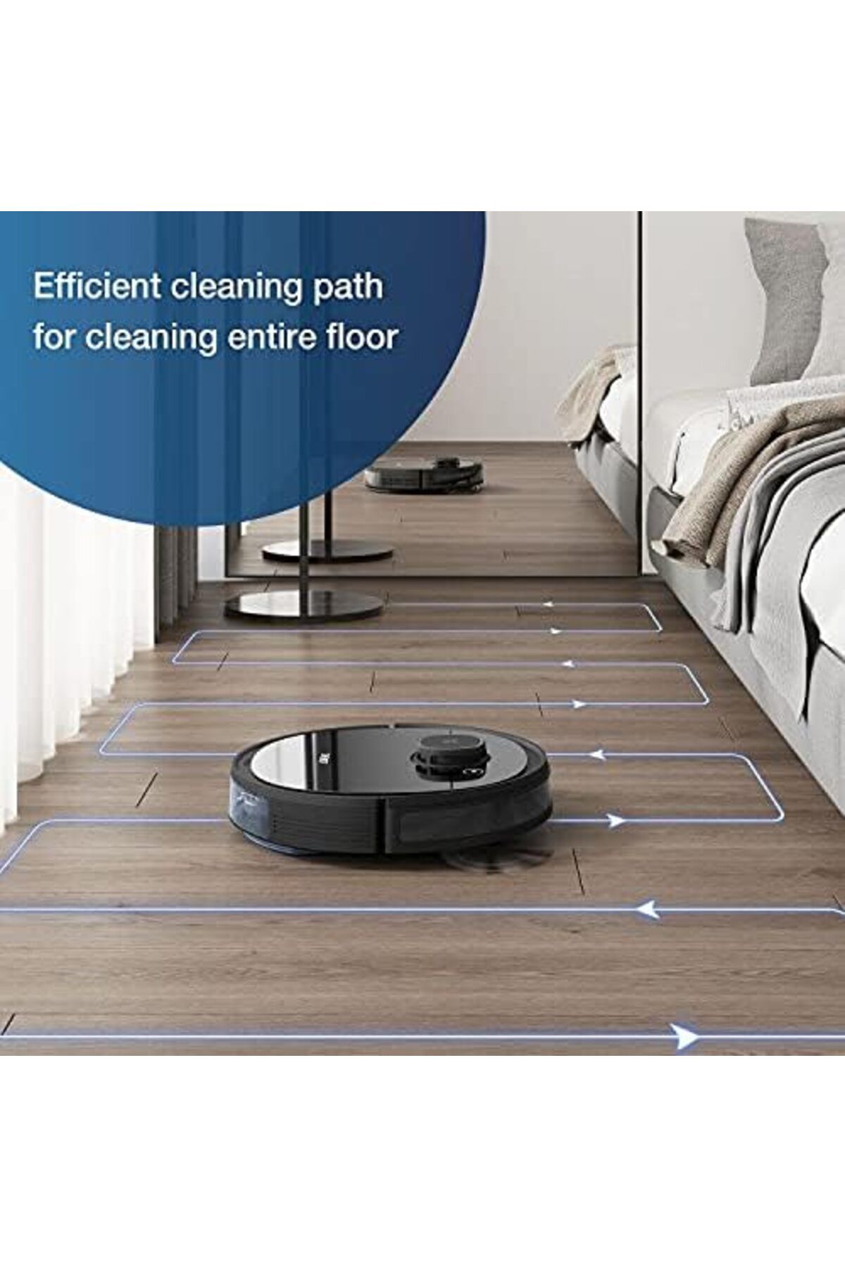 Ecovacs-Robot Vacuum Cleaner DEEBOT OZMO920, 2-in-1 Vacuum & Mopping Works on Carpets & Hard Floors 6