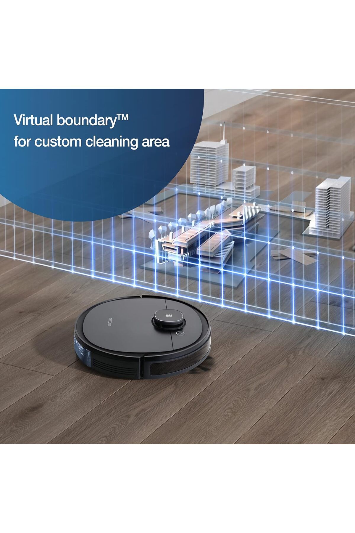 Ecovacs-Robot Vacuum Cleaner DEEBOT OZMO920, 2-in-1 Vacuum & Mopping Works on Carpets & Hard Floors 4