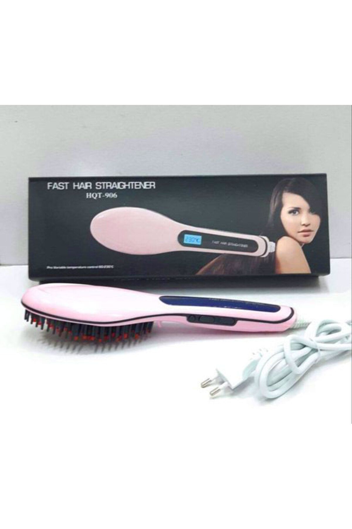 BYR Fırsat Byr Fast Hair Straightener Hqt-906 Derece Göstergeli Saç Düzleştiri (4172) Yeni