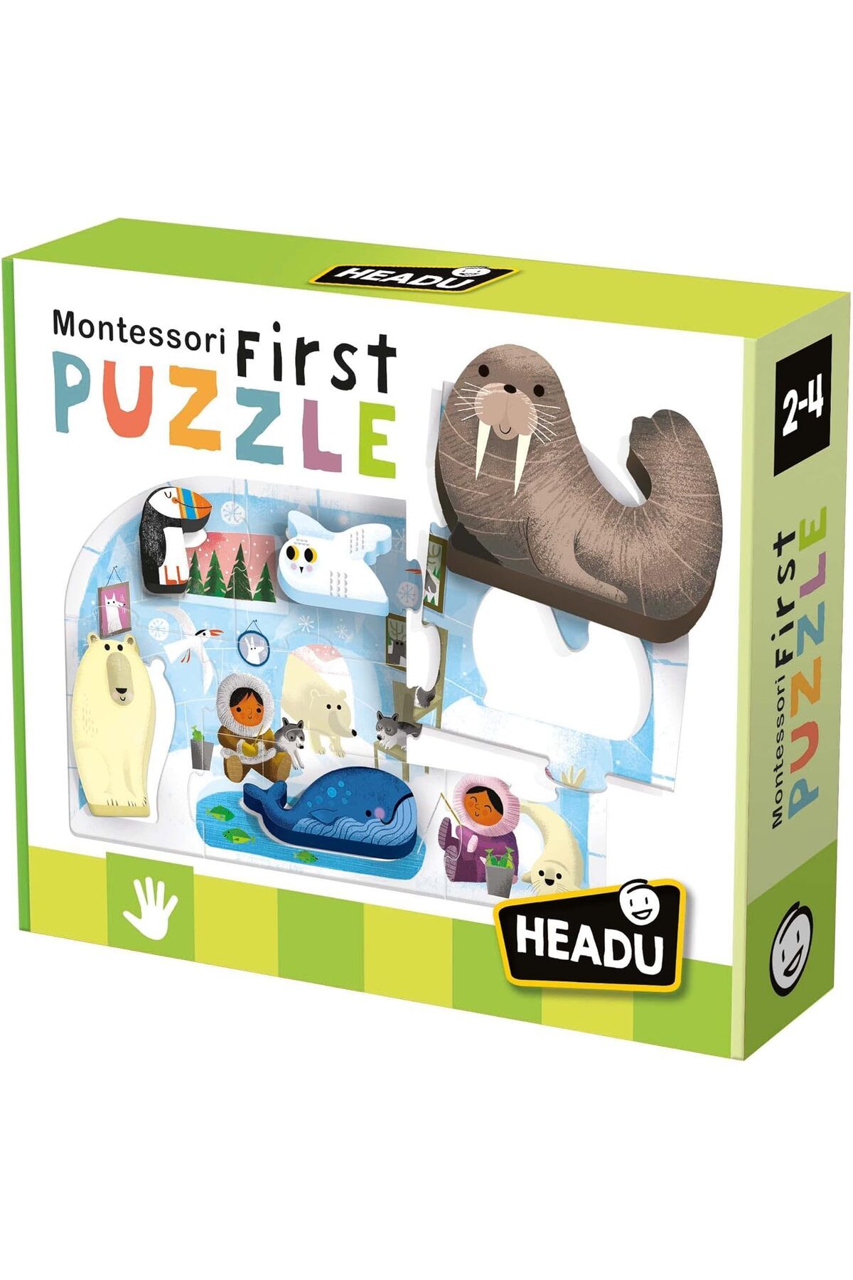 STOREMAX ezlgrup Montessori First Puzzle The Pole (2-4 Yaş) Puzzle brkshop 971895