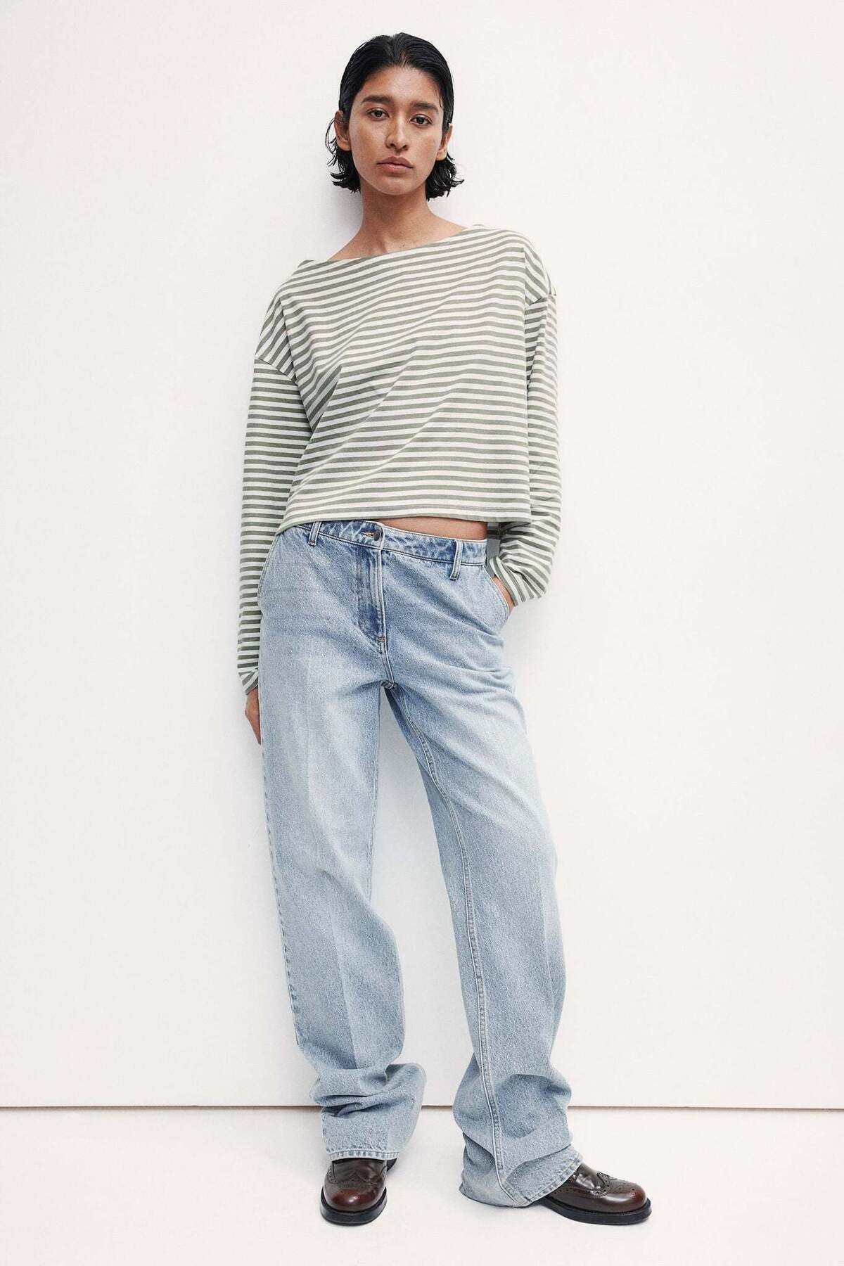 H&M-Oversized boat-neck top 6