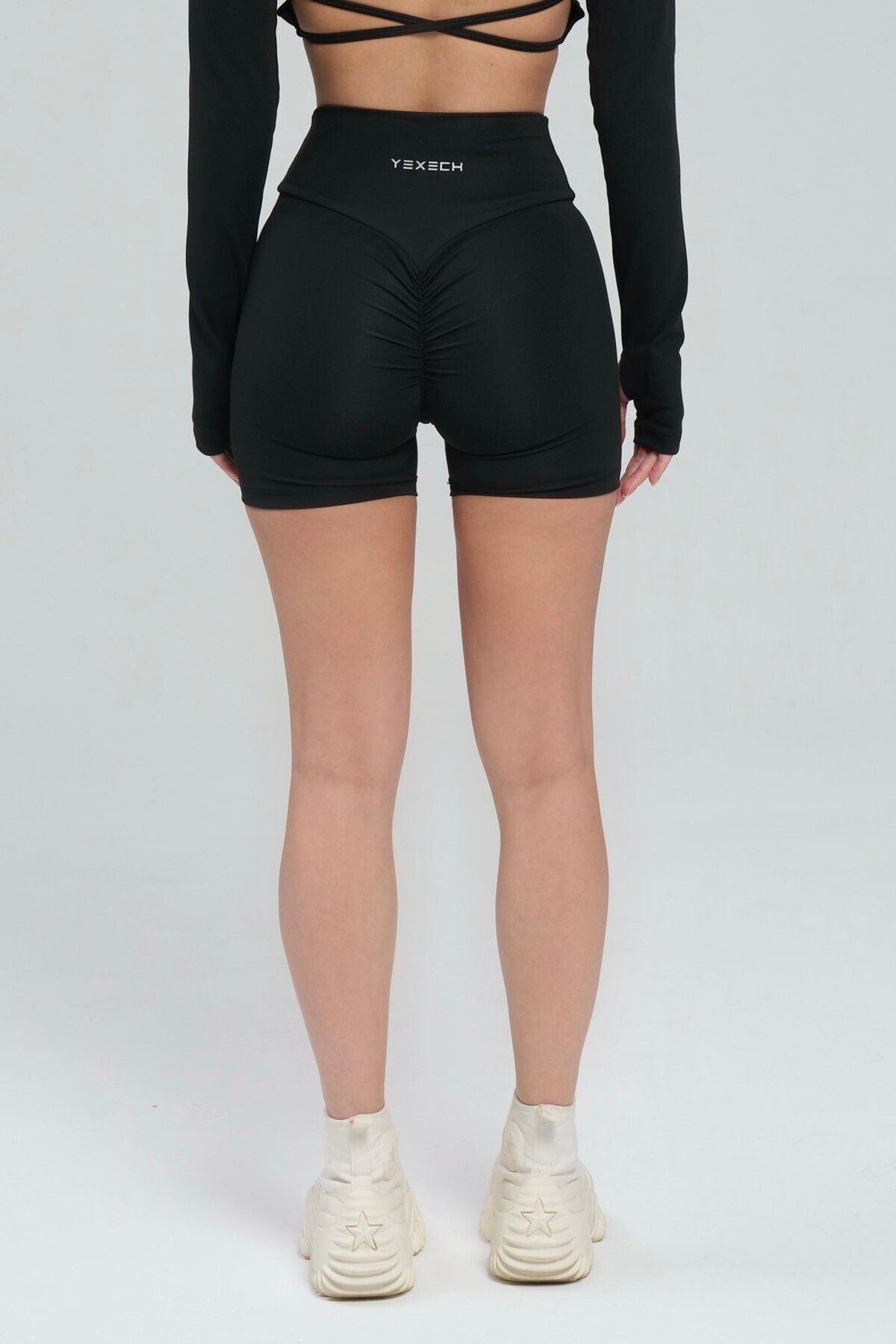 YEXECH-Drawstring Push-Up Verve Short Shorts 6