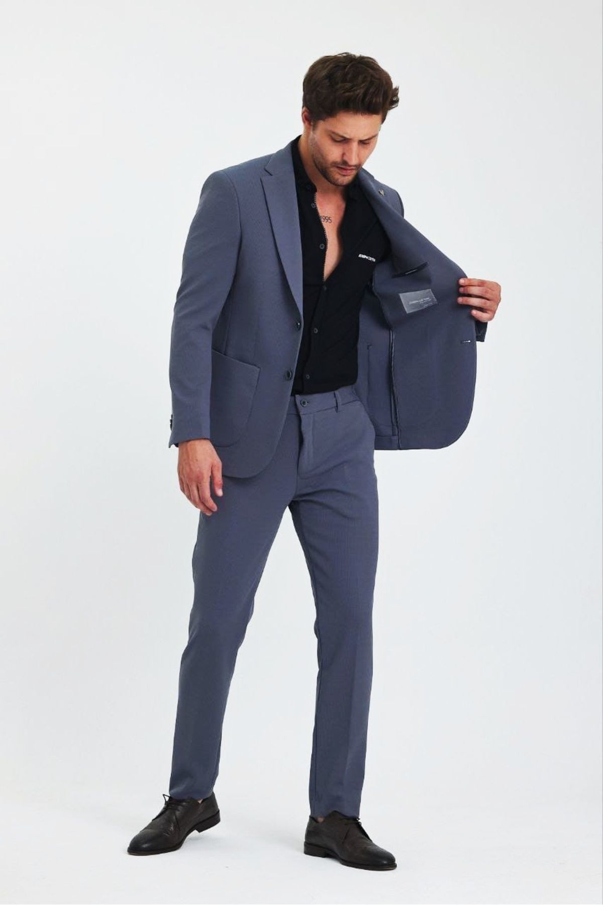 Savira-Slimfit Suit Bottom Top Knitted Fabric New Season 3