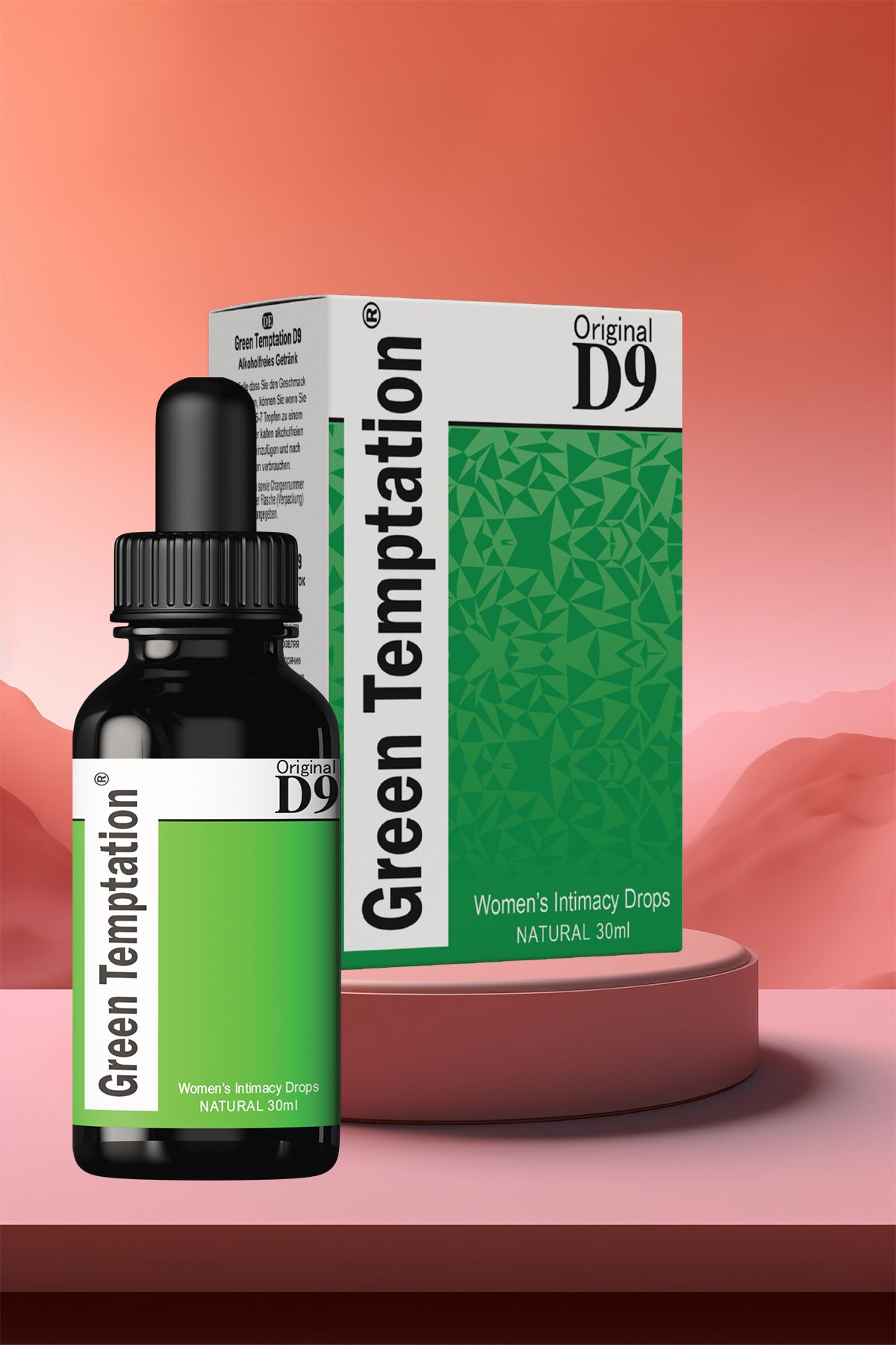 Green Temptation D9 Kadınlar İçin Naturel Damla 30 ml