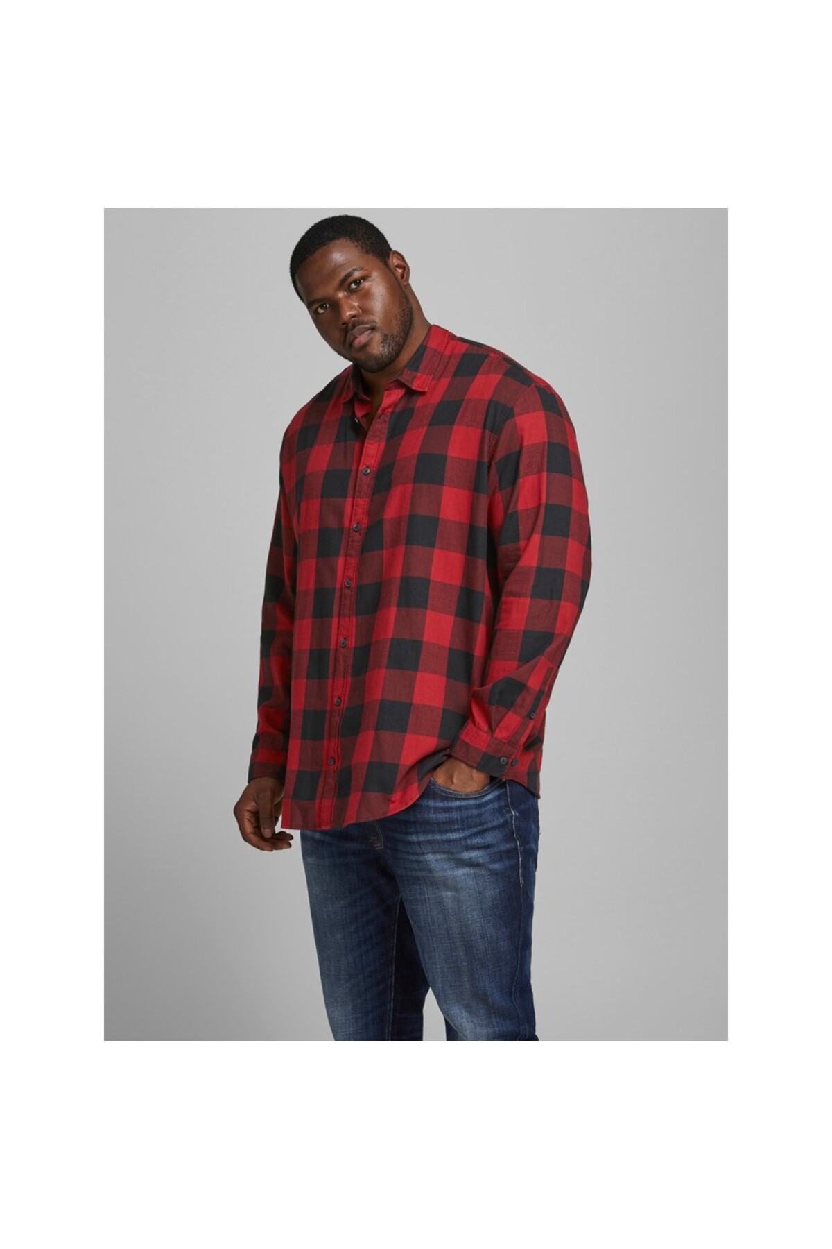 پیراهن جین Jjegingham مدل L/s Ps Noos جک اند جونز پیراهن Jack & Jones