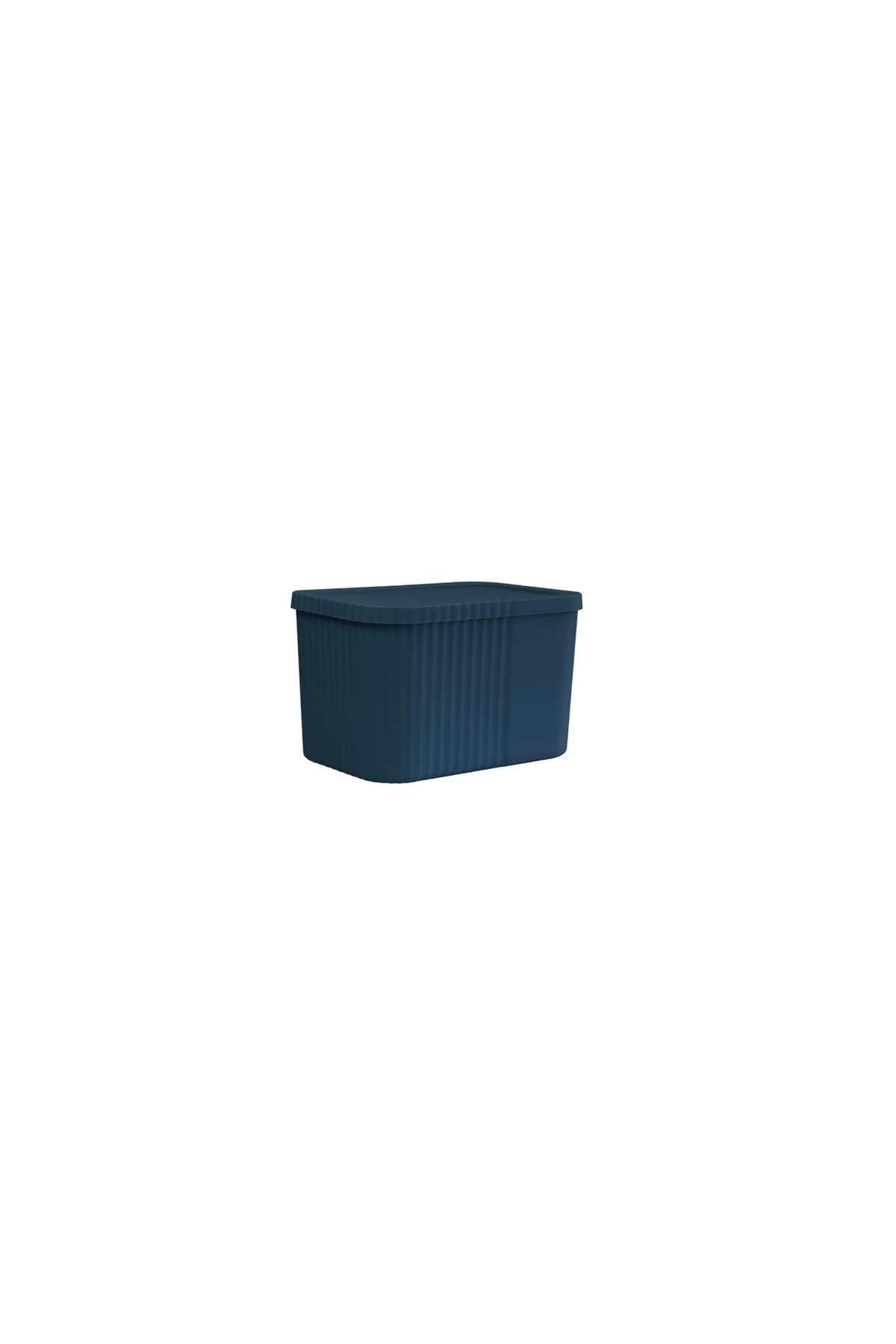 Dükkanönü-1 Piece 6 Liters Midi Multi-Purpose Storage Box with Lid - Towel, Cosmetic Personal Item Organizer 1