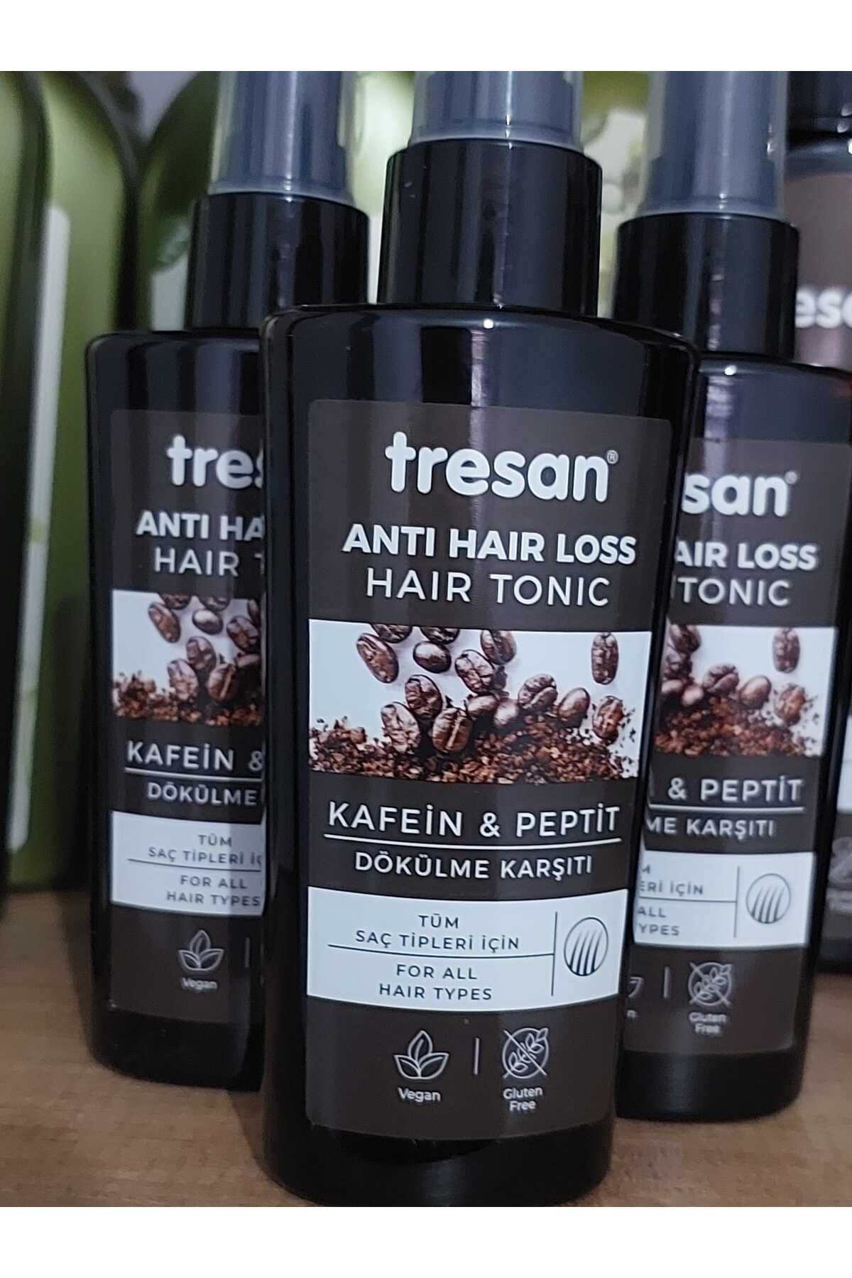 Tresan Kafein Peptit Dökülme Karşıtı Vegan Saç Toniği -125 Ml-