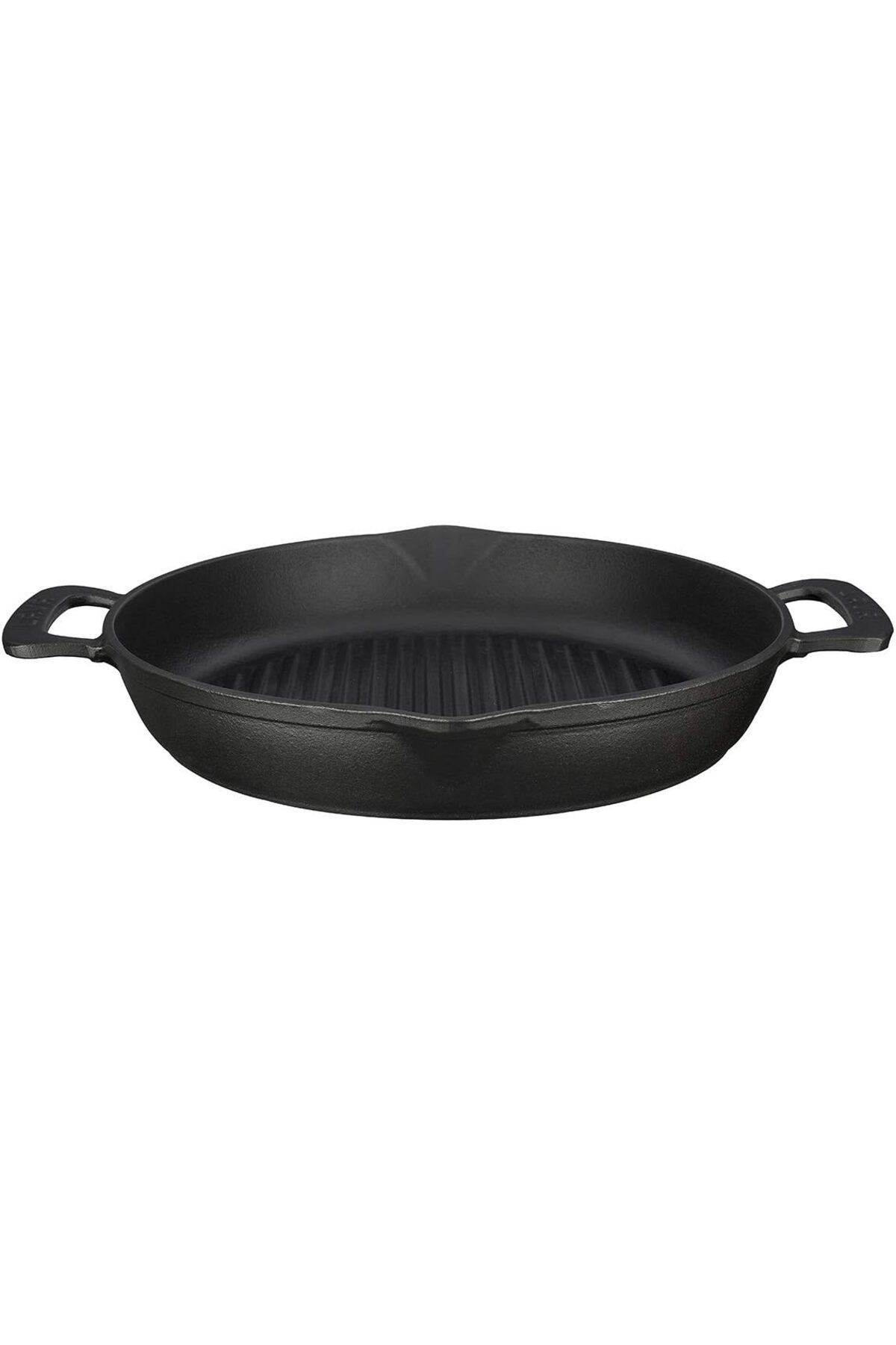 STOREMAX lbstorex Döküm Yuvarlak Izgara Tava, Metal Kulplu, 32cm, Siyah Newdsng 1116818