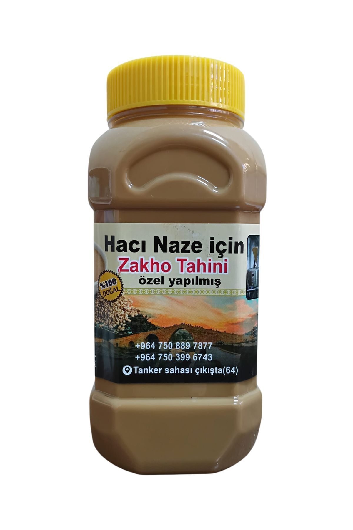 HİLALPAK Hakiki Susam Tahini 1000 Gr ( % 100 Organik Irak Zaho İthal Tahin )