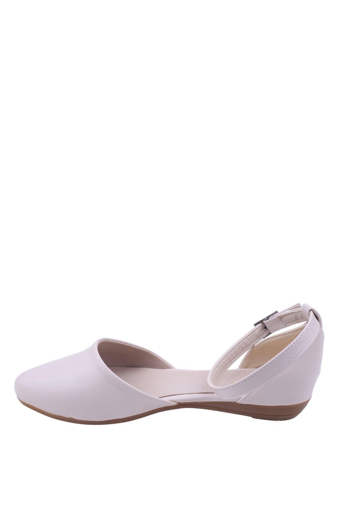Sedef-444 Women's Ankle Strap Casual Babet Shoes 3