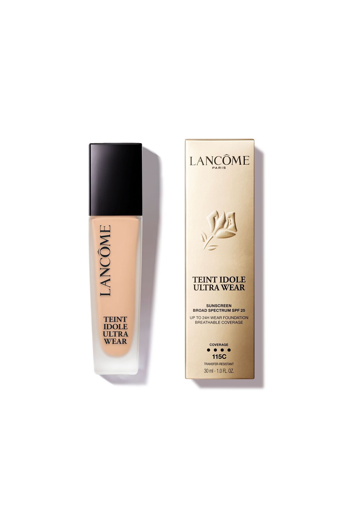 Teint Idole Ultra Wear 24 Hour Lasting Foundation 115c 3614273792387 — قهوه‌ای 10520 — تصویر 2 از 7