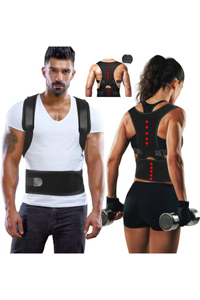 HASBY Manyetik Dik Duruş Korsesi Sırt Omuz Kamburluk Kadın Erkek Durma Aparat...