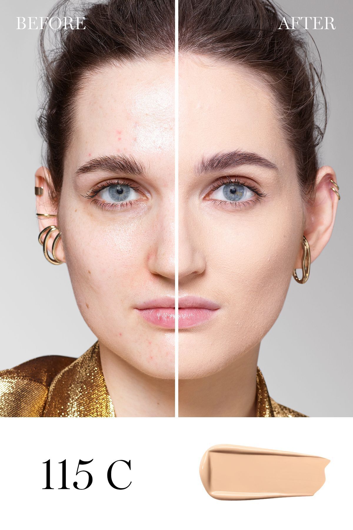 Teint Idole Ultra Wear 24 Hour Lasting Foundation 115c 3614273792387 — قهوه‌ای 10520 — تصویر 3 از 7