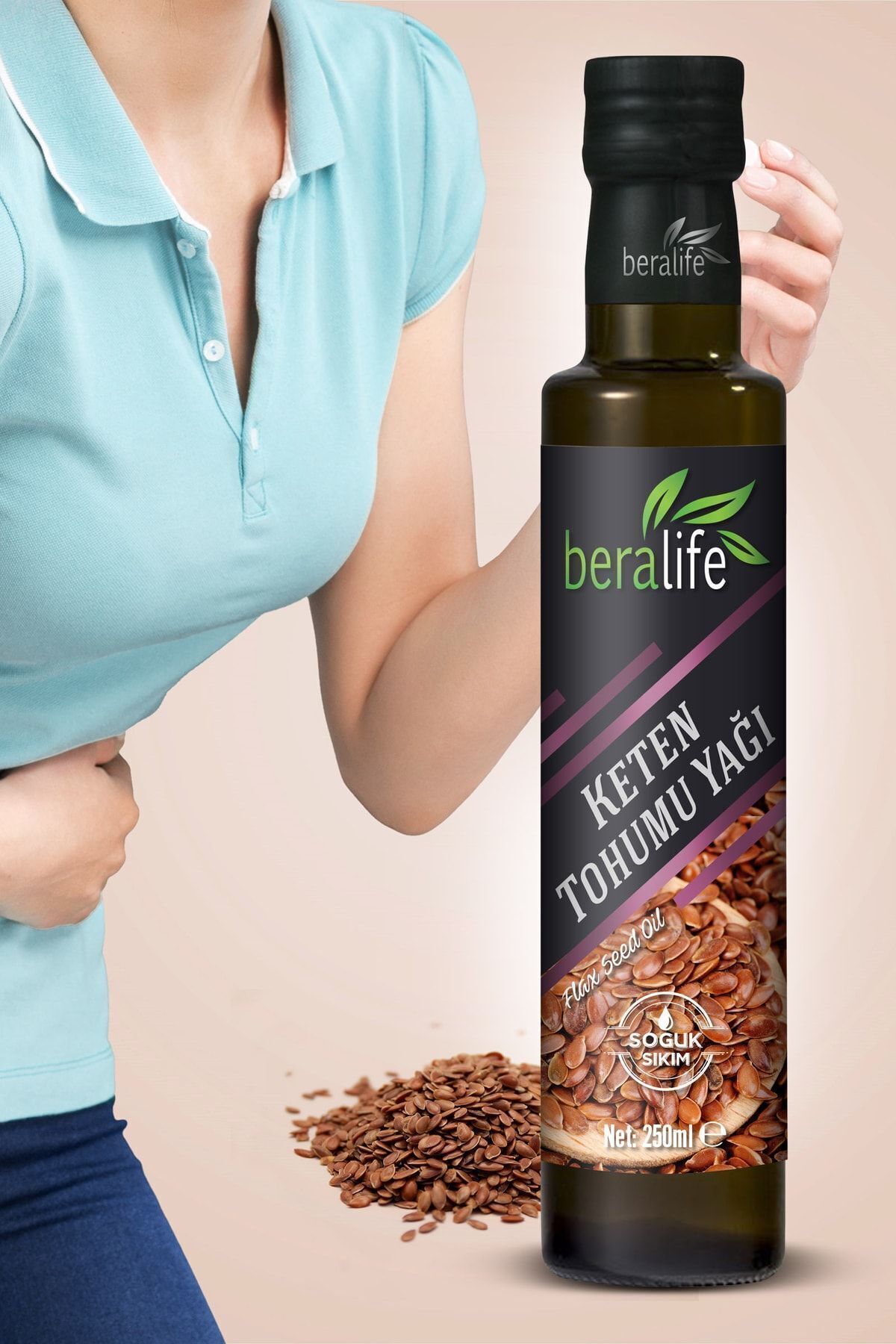 BERALİFE Keten Tohumu Yağı - Keten Tohumu Yağı 250ml