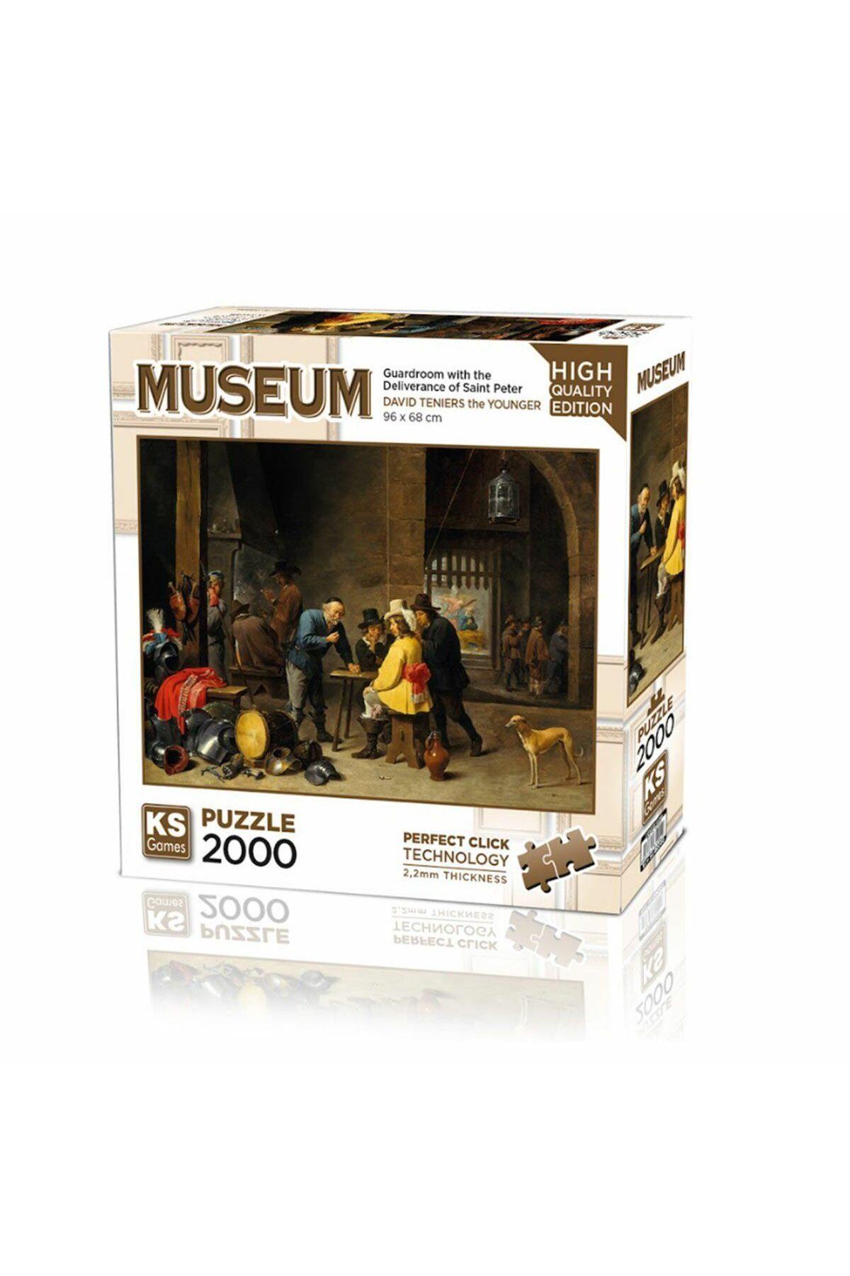 Ks Puzzle 22518 Guardroom With The Deliverance Of Saint Peter 2000 Parça Puzzle