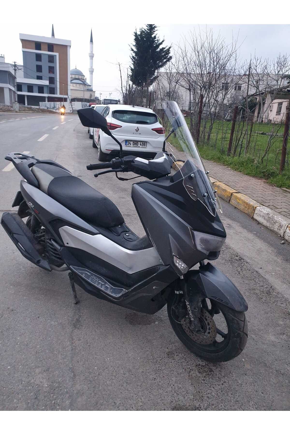 Arora ZRX 200 Siperlik Ön Cam 2022 Model 75cm Şeffaf Renkli 4mm UZUN CAM