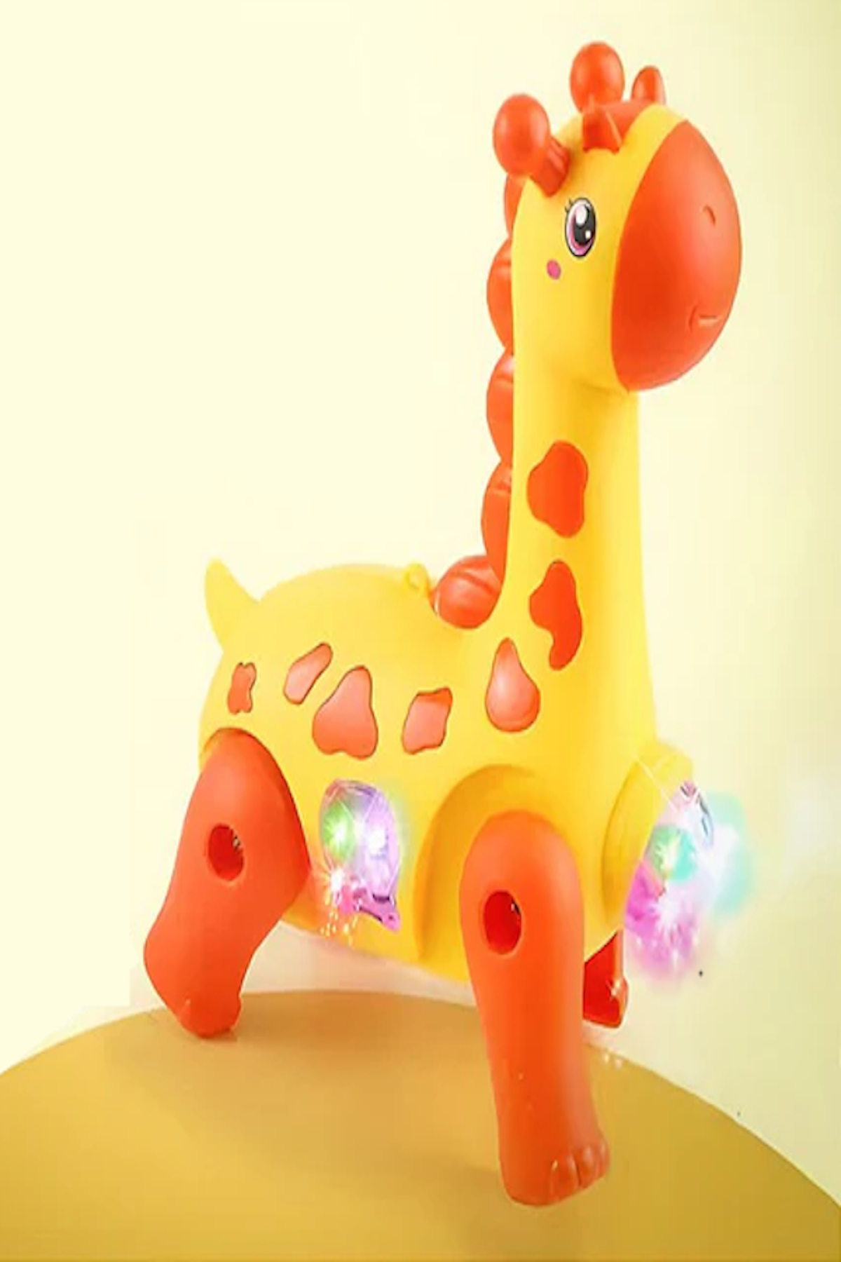 Hyd Sesli Işıklı Sevimli Zürafa Emekleme Ve Yürüme Arkadaşı Yürüyen Pilli Oyuncak 17 Cm fotoğrafı 2 (önizleme)