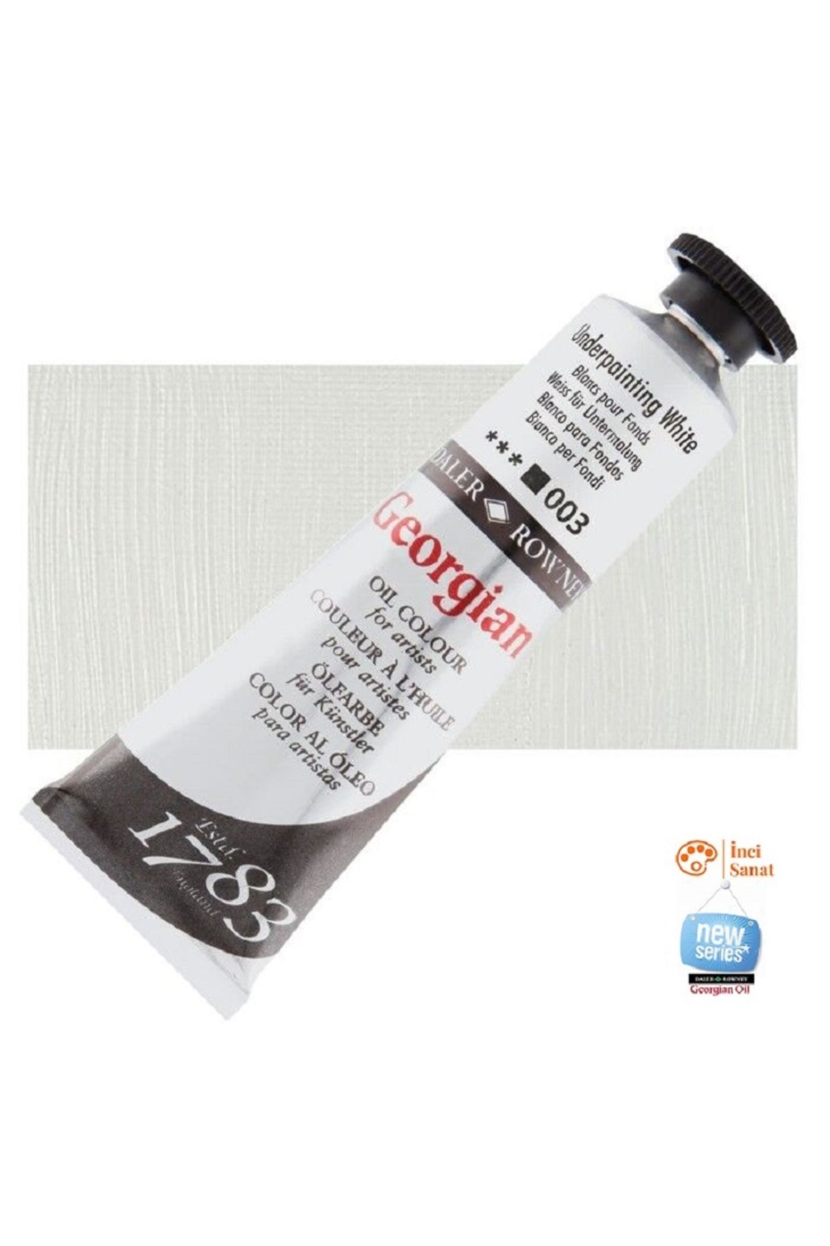 Daler Rowney Georgian N:003 Underpainting White Yağlı Boya 38ml Profesyonel Oil Colour New Series