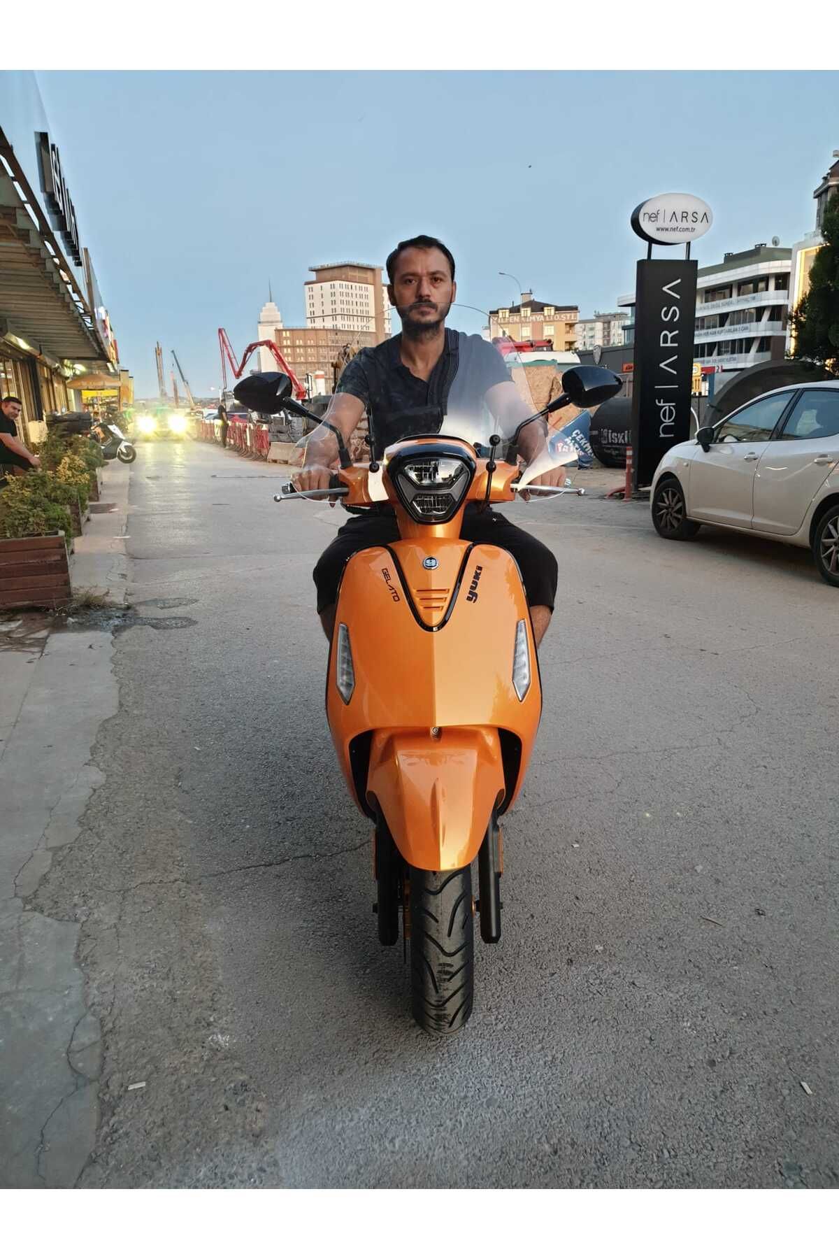 Yuki Gelato 150  Siperlik Ön Cam 2023-2025 Model 43cm Şeffaf Renkli 4mm APARATSIZDIR